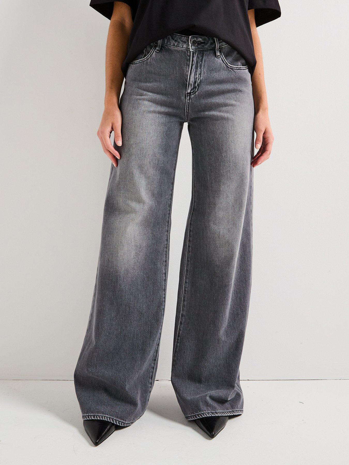 Armani Exchange 5 Pocket Jeans - Grey | Very