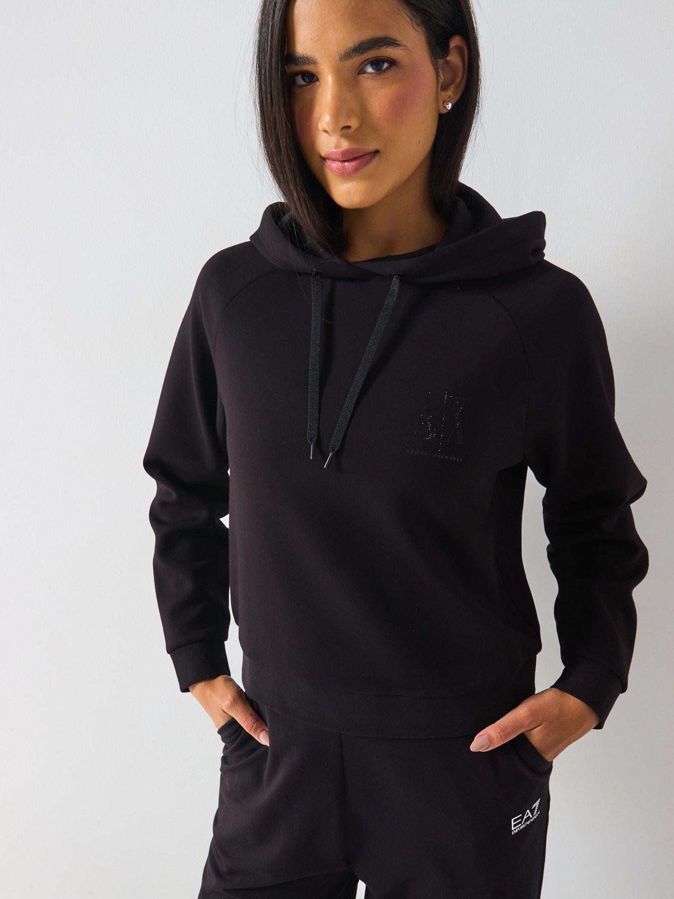 Image 1 of 6 of Armani Exchange Sweatshirt - Black
