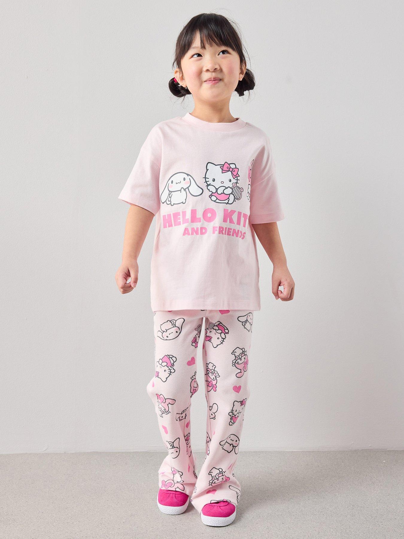 The Very Collection Hello Kitty And Friends T-Shirt And Legging Set - Pink