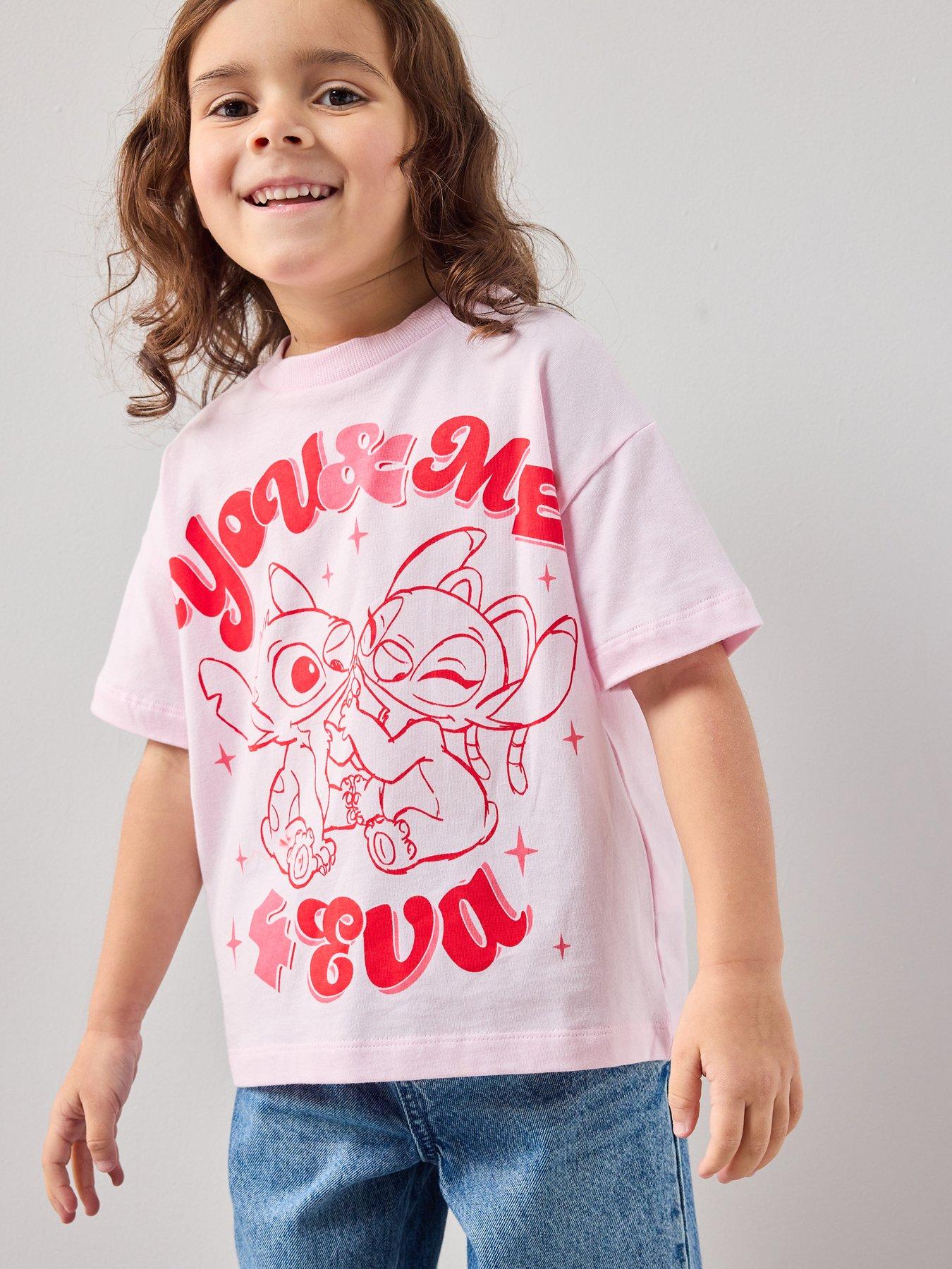 The Very Collection Stitch You  &  Me Heart T-Shirt - Pink