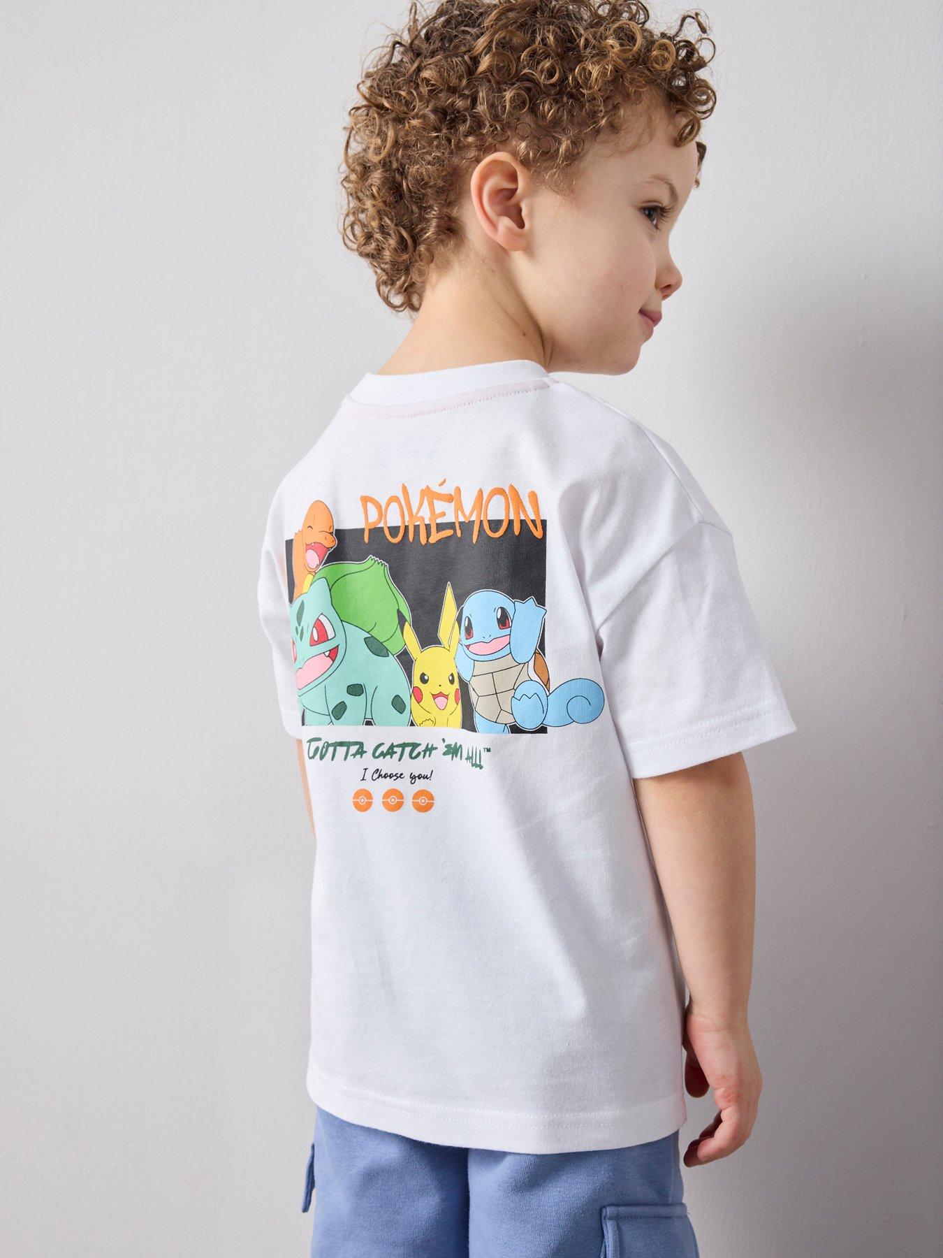 The Very Collection Pokemon Back Print T-Shirt - White