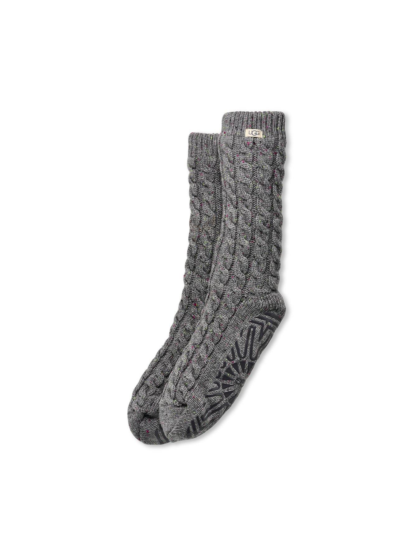 Image 2 of 2 of UGG Elowyn Cable Knit Fleece Lined - Grey