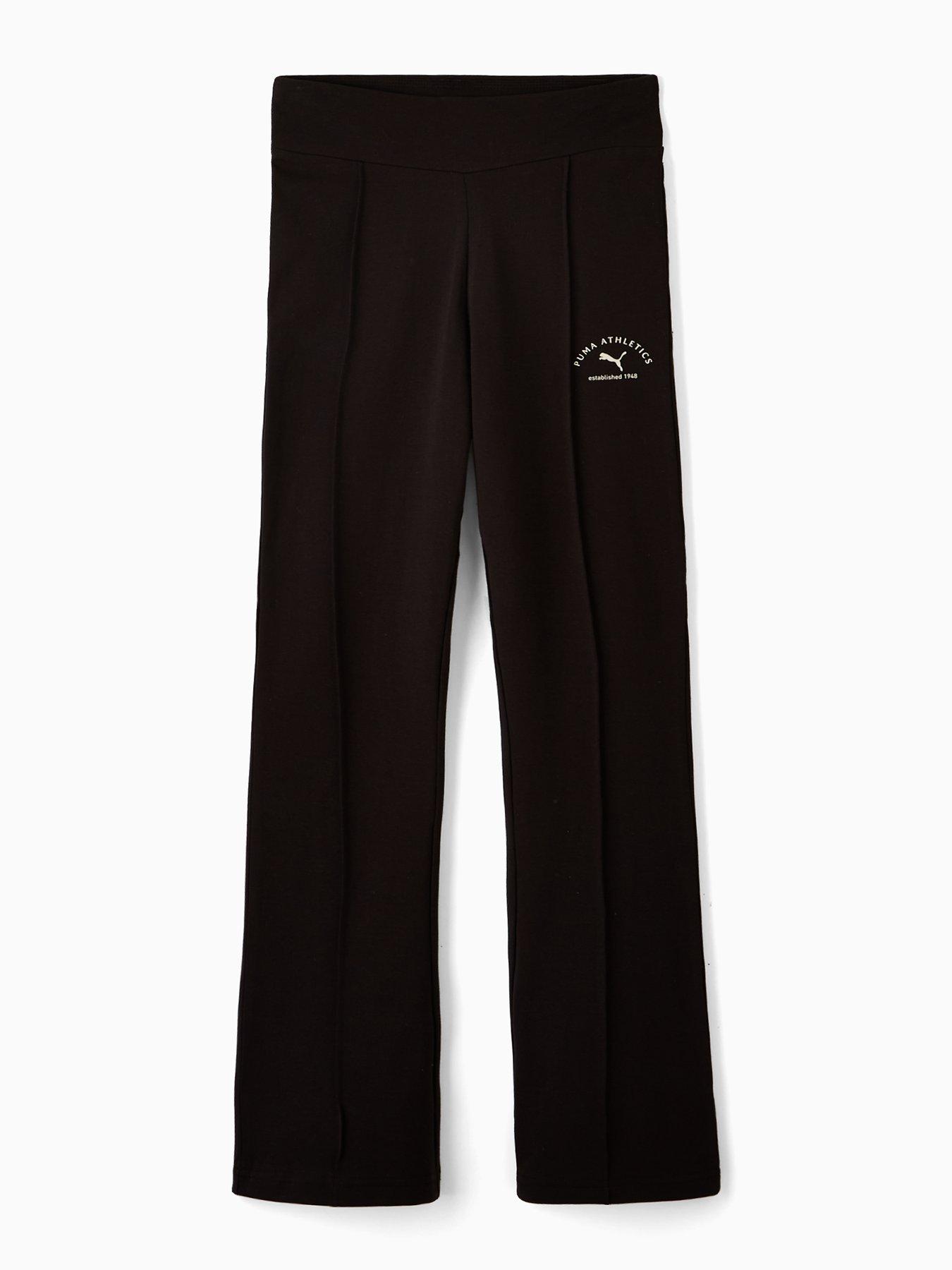 Puma Junior Girls Class High-Waist Flared Leggings G - Black