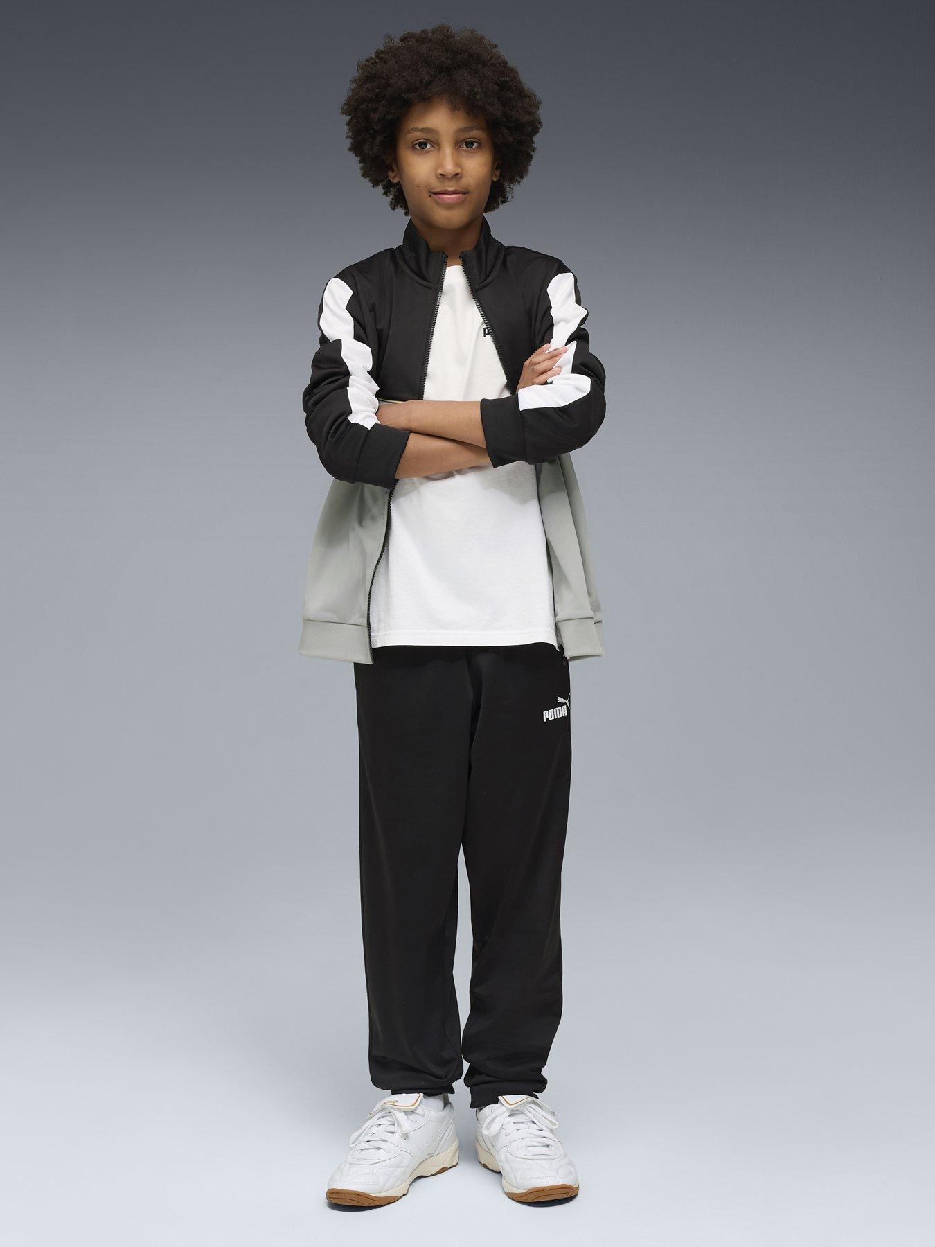 Puma Junior Boys Sport Poly Suit B - Black