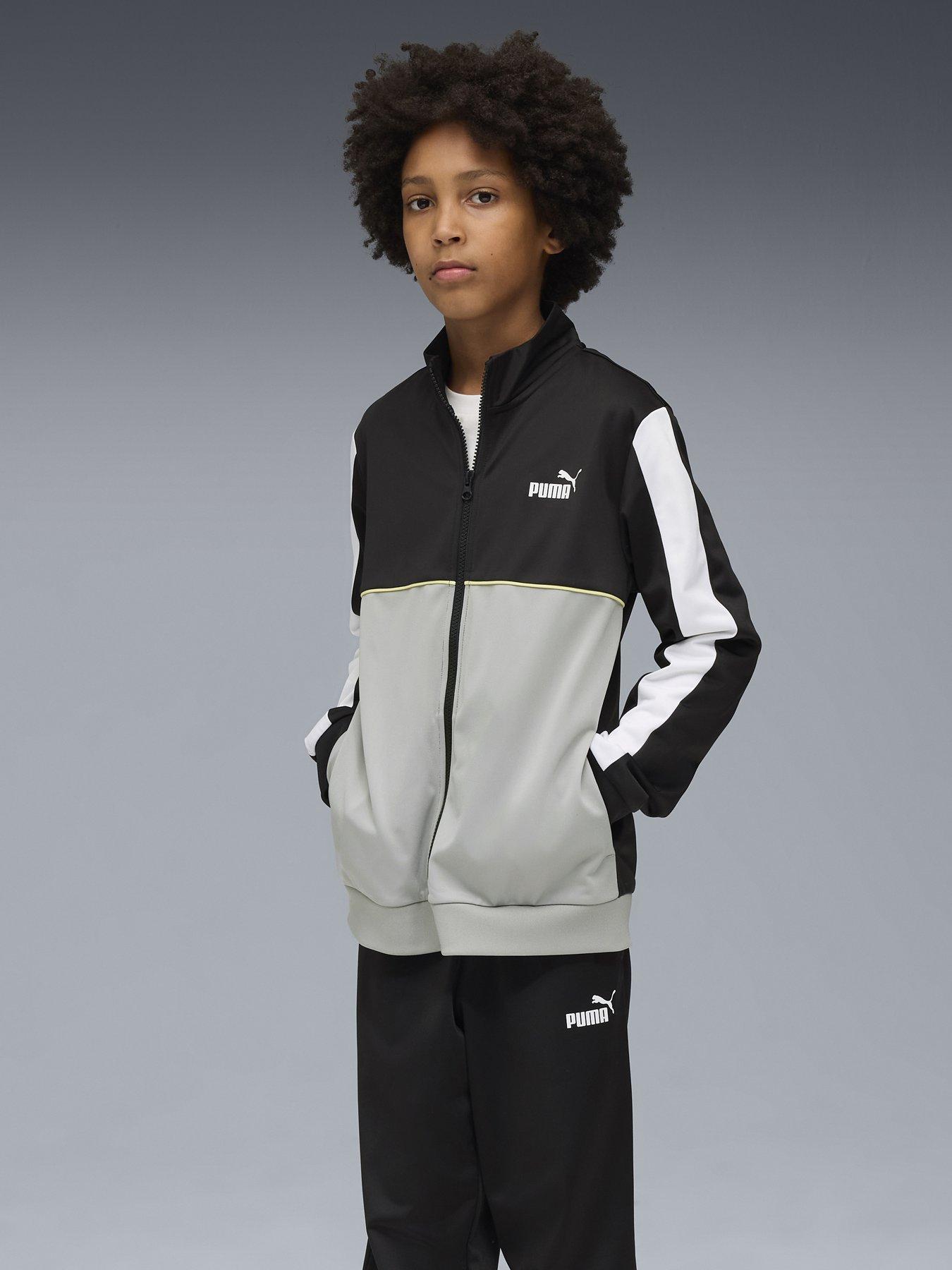 Image 3 of 4 of Puma Junior Boys Sport Poly Suit B - Black
