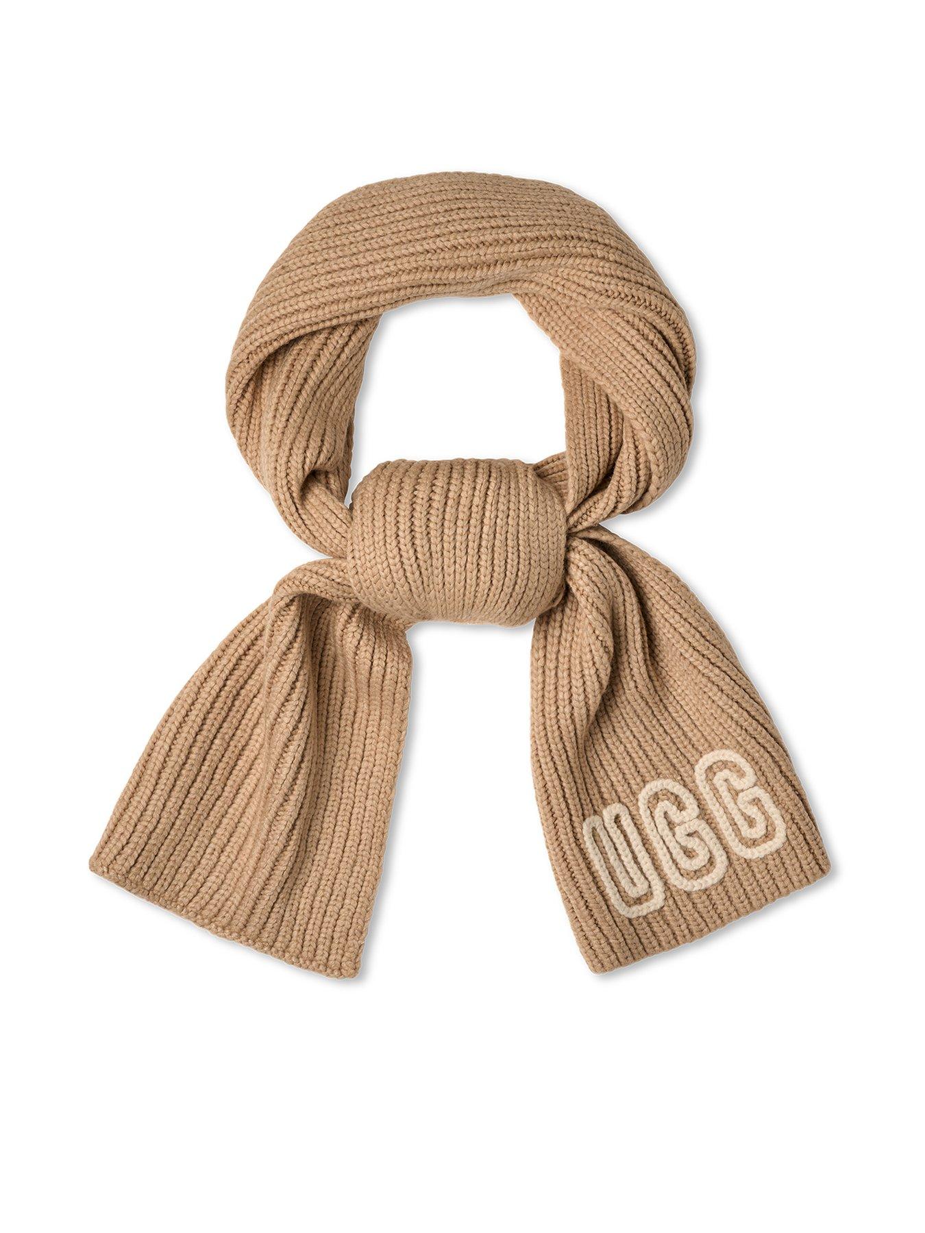 UGG Chunky Crafted Rib Scarf - Beige