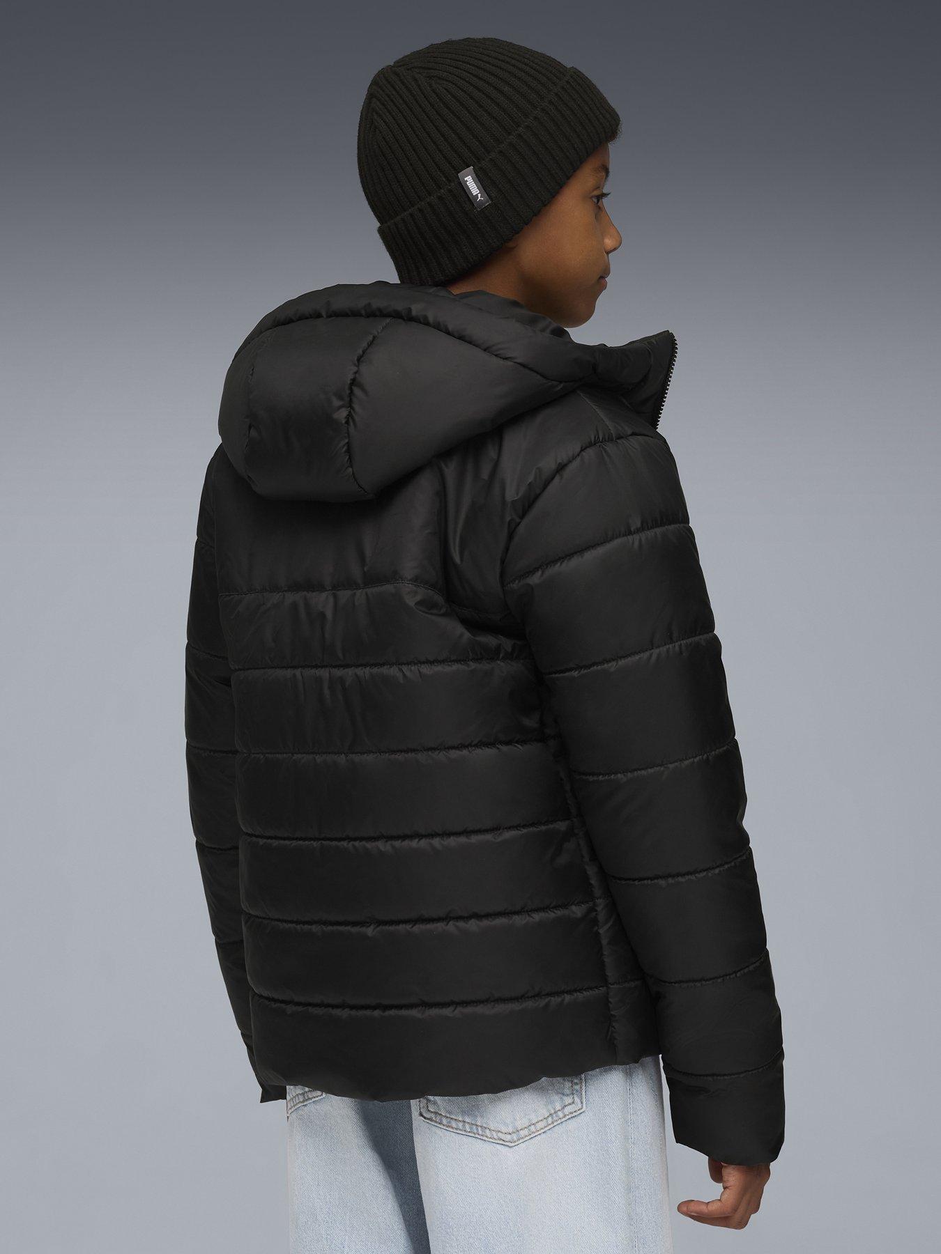 Image 2 of 6 of Puma Junior Boys Ess Hooded Padded Jacket - Black