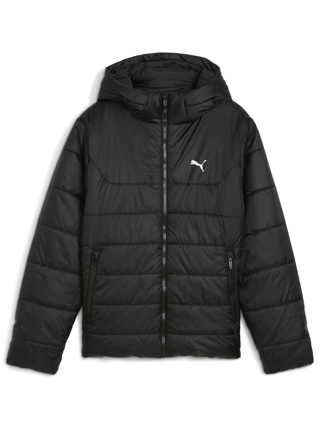 Image 6 of 6 of Puma Junior Boys Ess Hooded Padded Jacket - Black