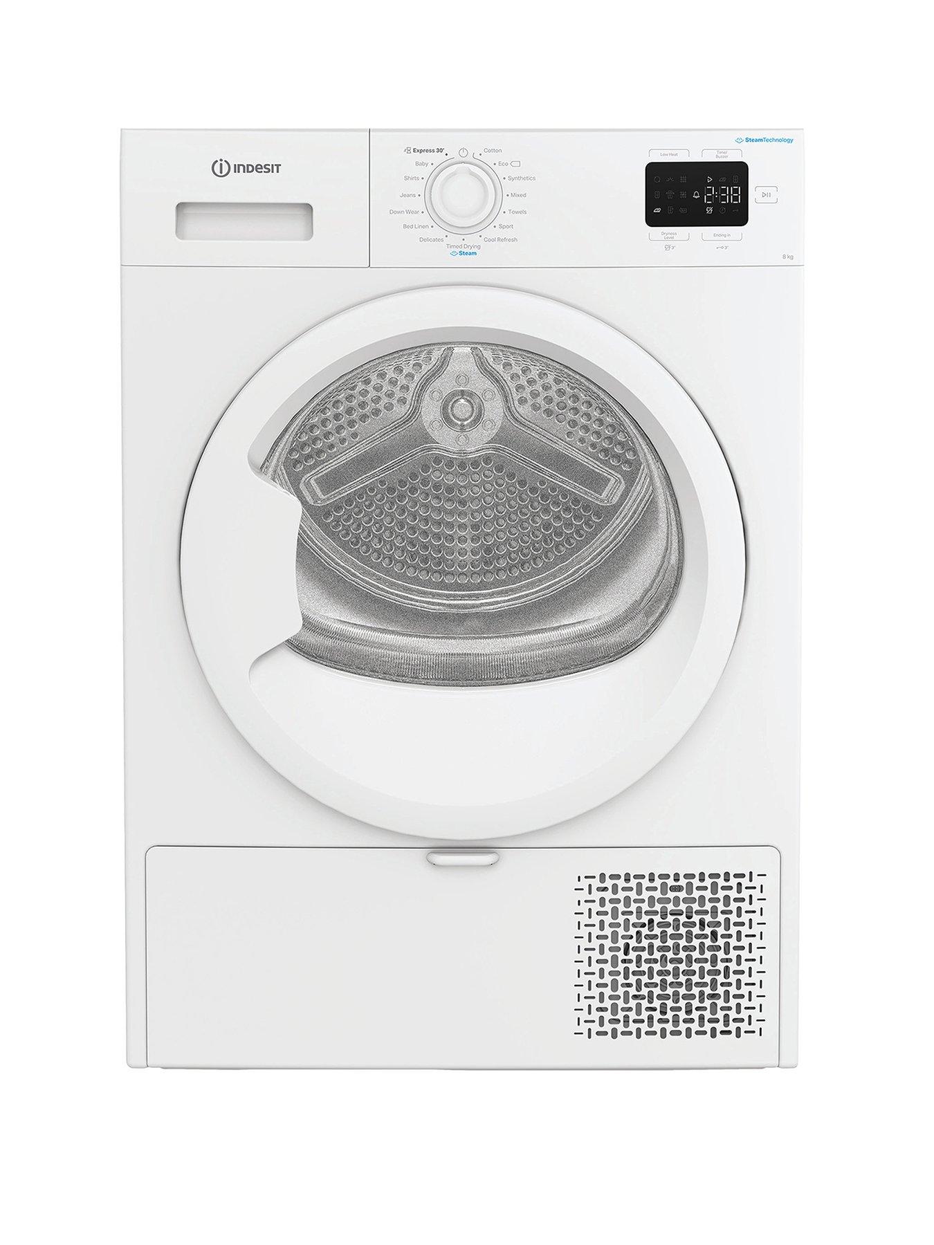 Indesit C YSD 82D WW UK 8KG Heat Pump Tumble Dryer with Steam Technology - White