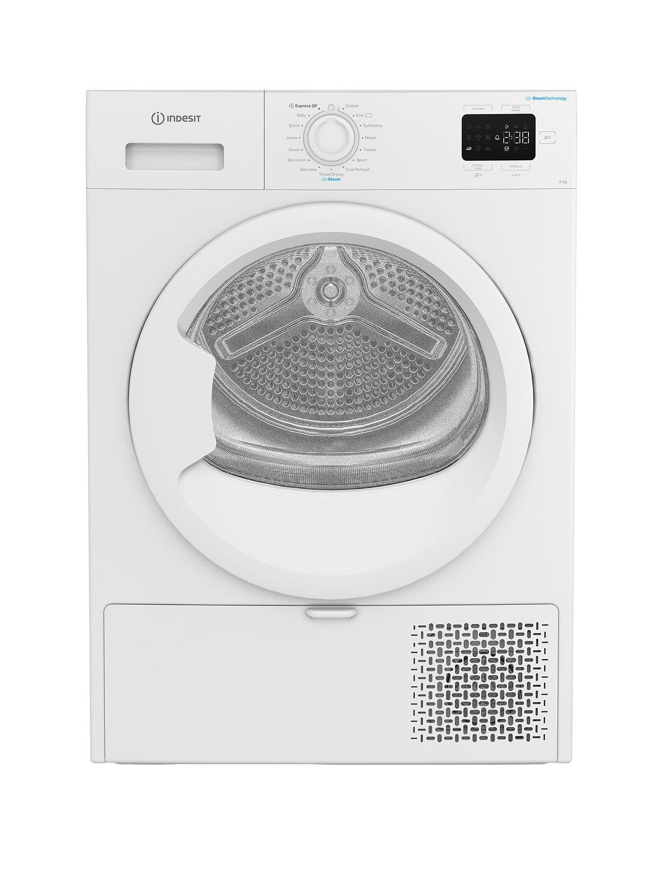 Indesit C YD 92D WW UK 9KG Heat Pump Tumble Dryer with Steam Technology - White