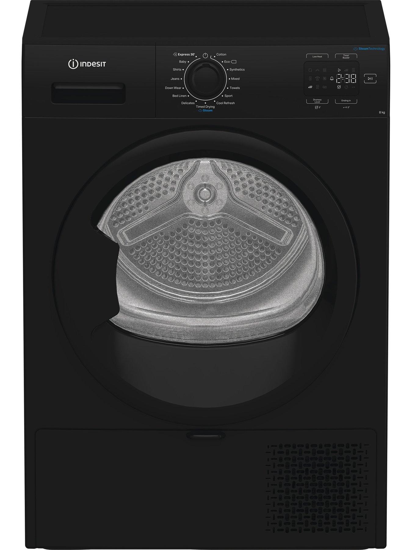 Image 3 of 6 of Indesit C YSD 82D BB UK 8KG Heat Pump Tumble Dryer with Steam Technology - Black