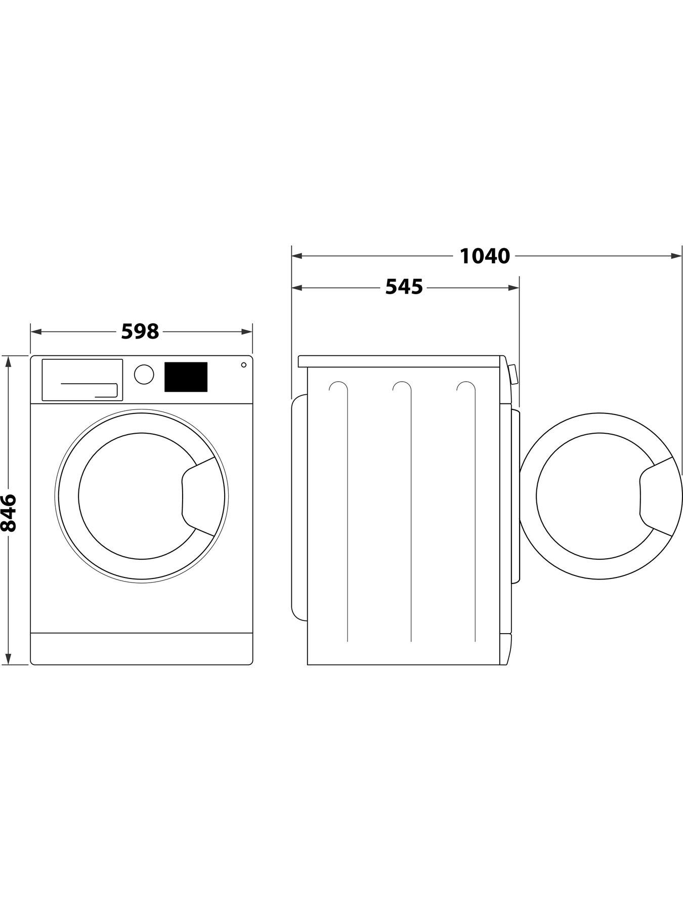 Image 6 of 6 of Indesit C YSD 82D BB UK 8KG Heat Pump Tumble Dryer with Steam Technology - Black