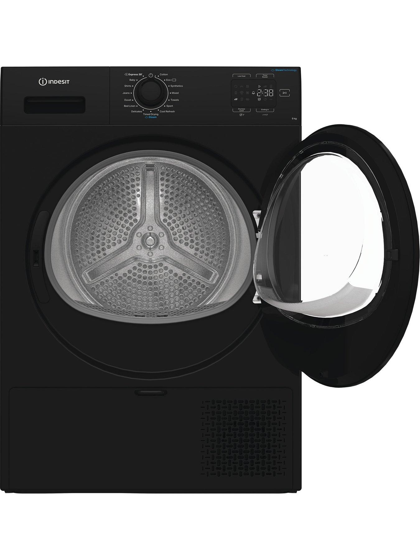Image 2 of 6 of Indesit C YD 92D BB UK 9KG Heat Pump Tumble Dryer with Steam Technology - Black