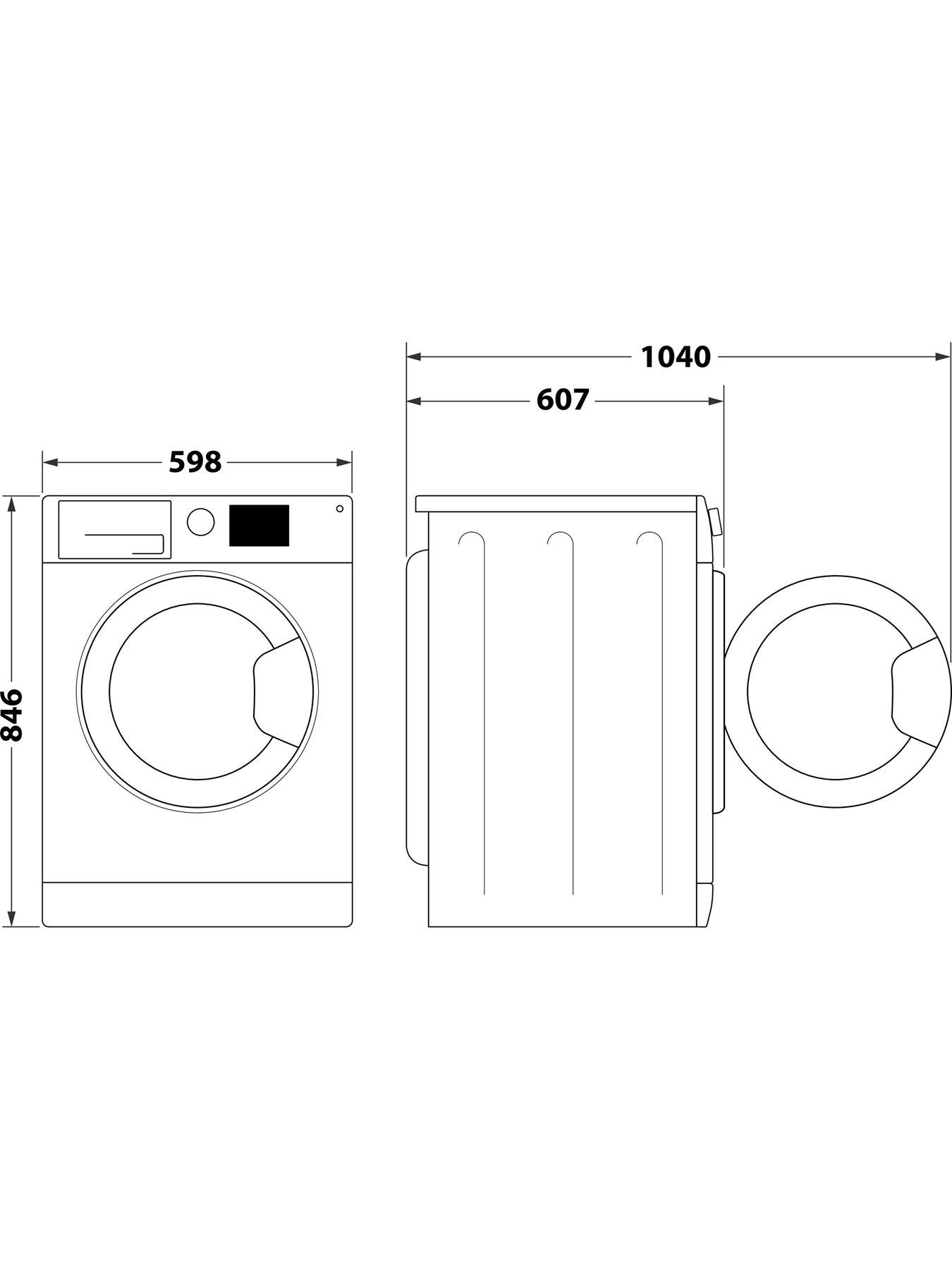 Image 6 of 6 of Indesit C YD 92D BB UK 9KG Heat Pump Tumble Dryer with Steam Technology - Black