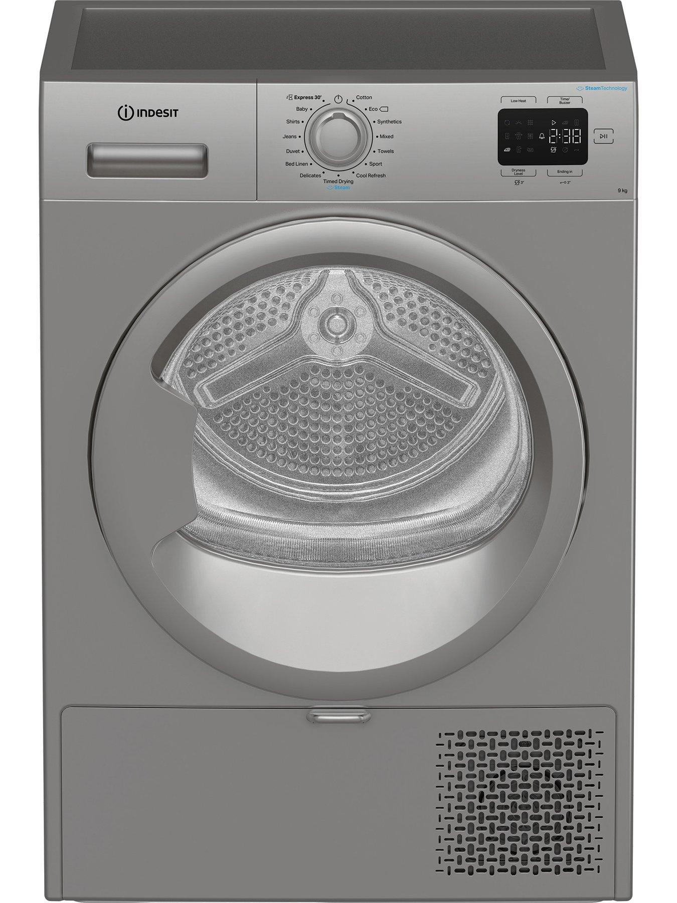Image 3 of 7 of Indesit C YD 92D SS UK 9KG Heat Pump Tumble Dryer with Steam Technology - Silver