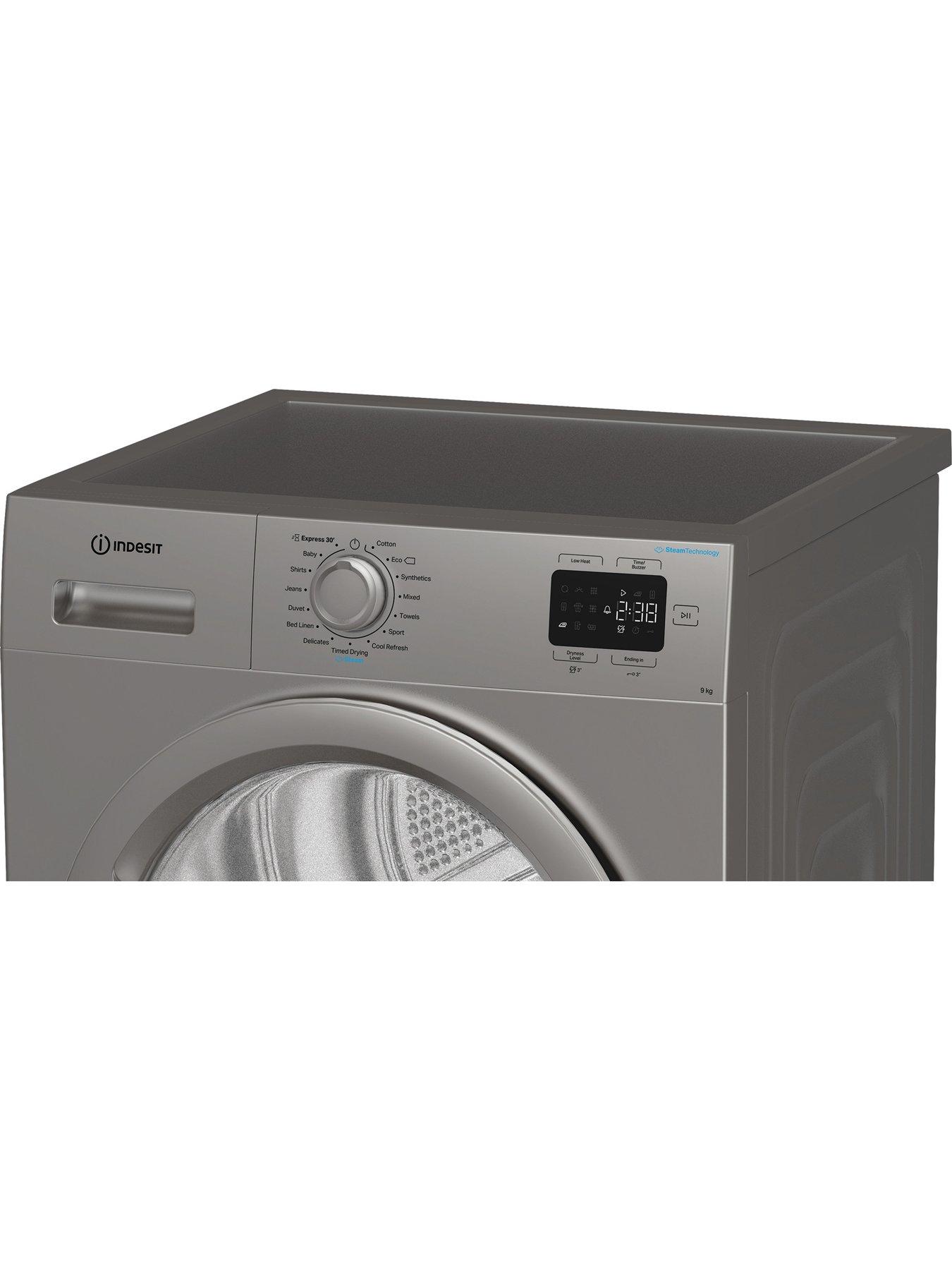 Image 6 of 7 of Indesit C YD 92D SS UK 9KG Heat Pump Tumble Dryer with Steam Technology - Silver