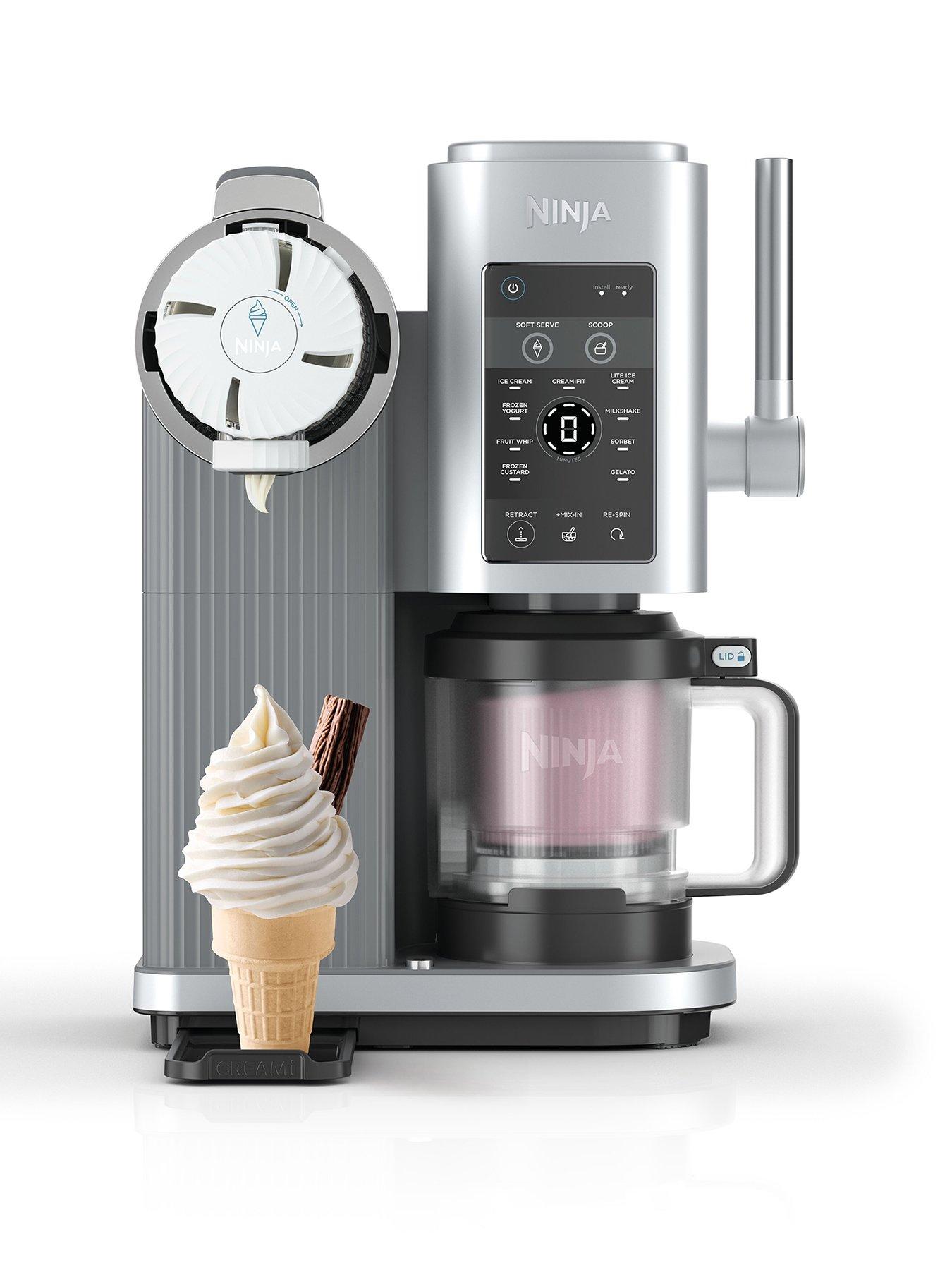 NINJA CREAMi Scoop  &  Swirl 13-in-1 Ice Cream  &  Soft Serve Maker - NC701UK