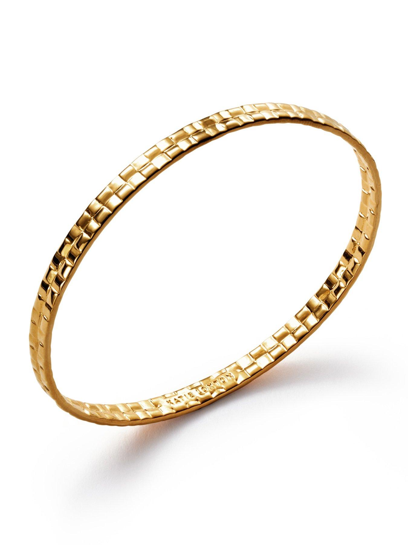 Image 4 of 5 of Katie Loxton TAYA WOVEN BANGLE | Gold Coated | 6cm x 7cm