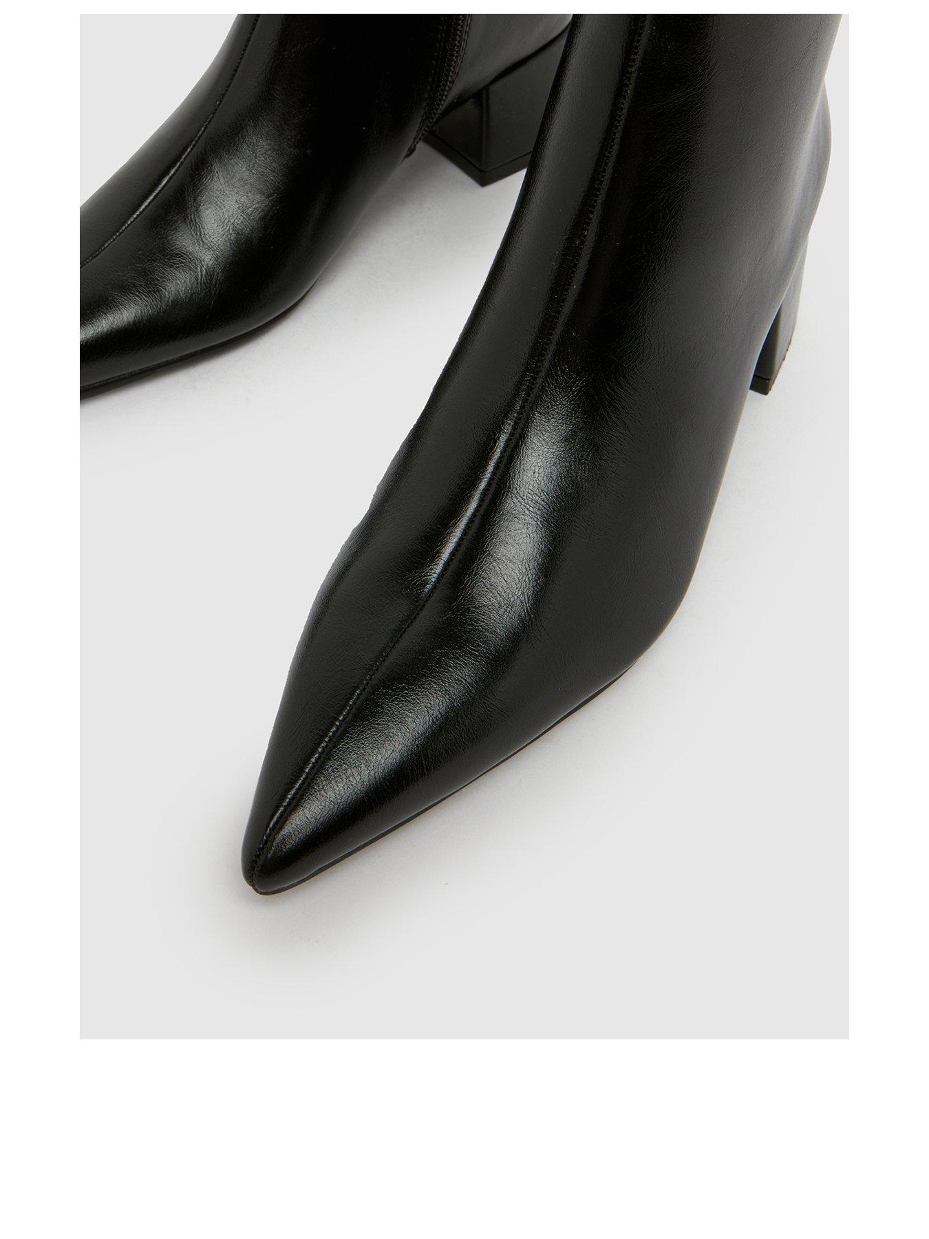 Schuh Bridgit Block Point Boots - Black | Very