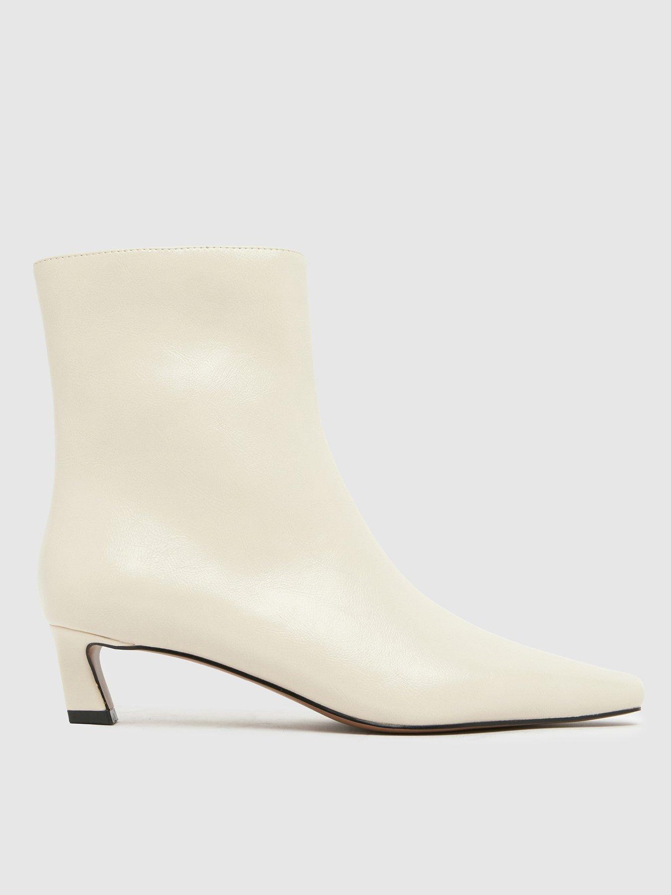 undefined Bexley Kitten Boot - White