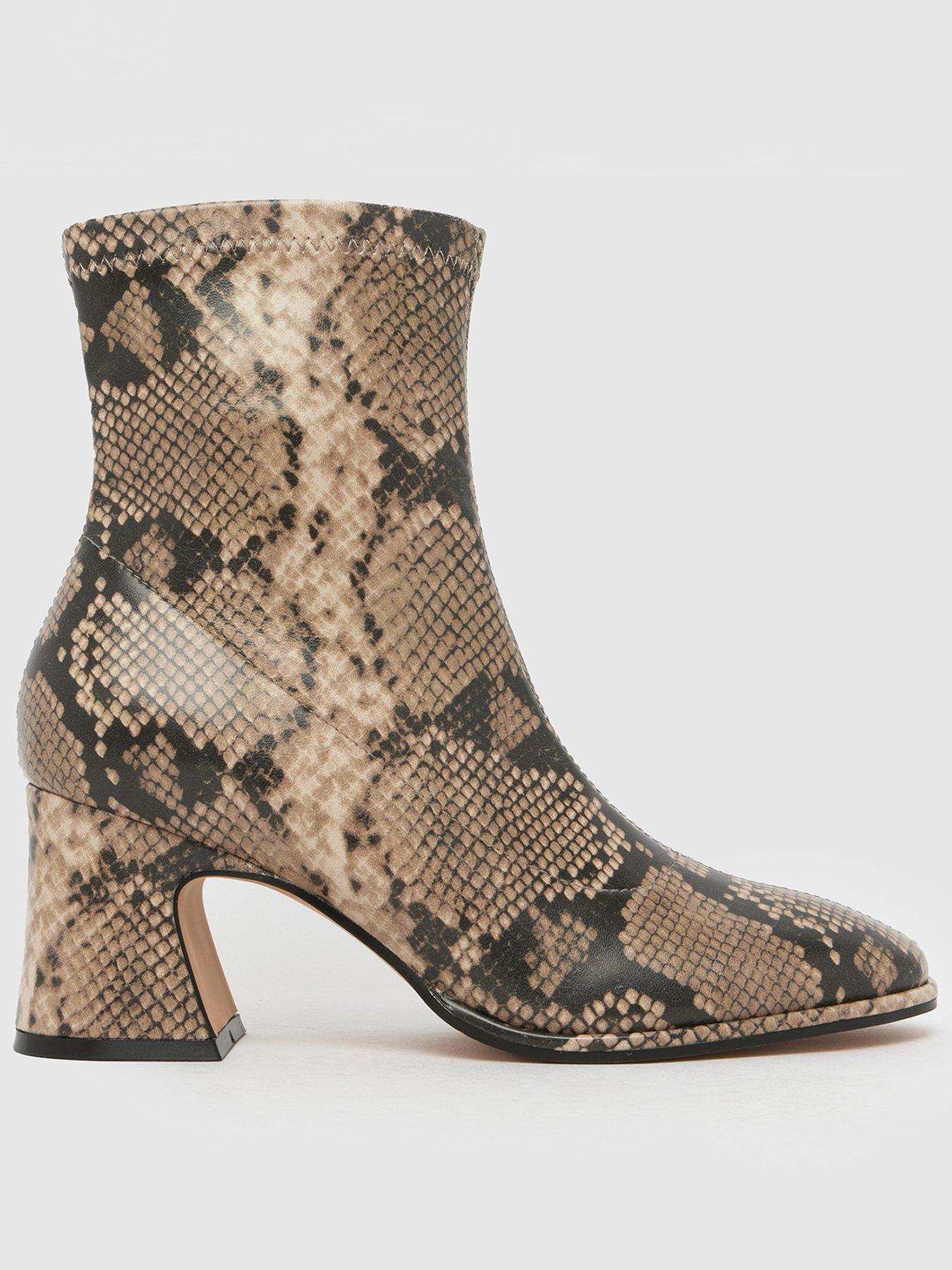 Schuh Brenna Round Toe Sock Boot - Print