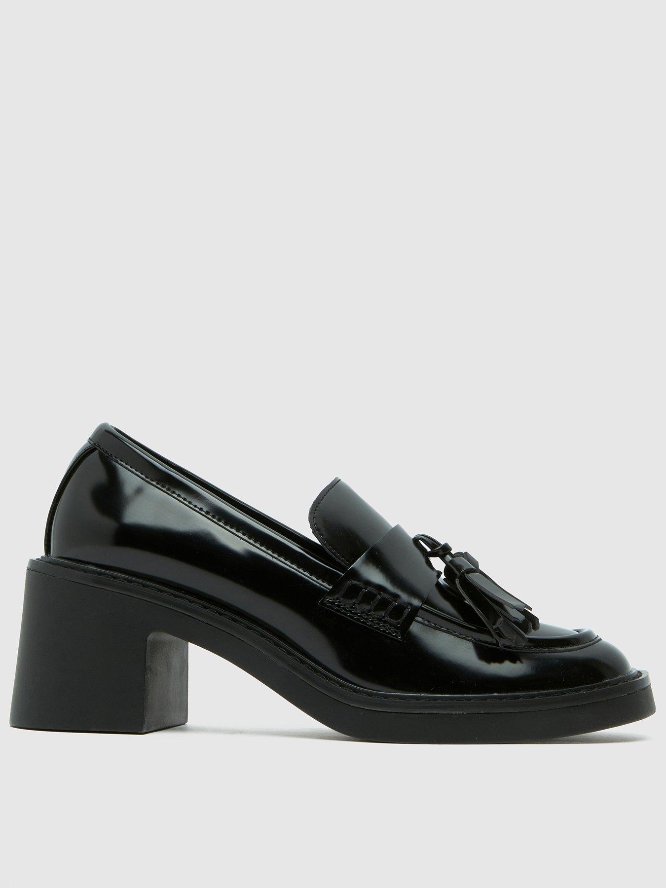 undefined Lovelyn Heeled Loafer - Black