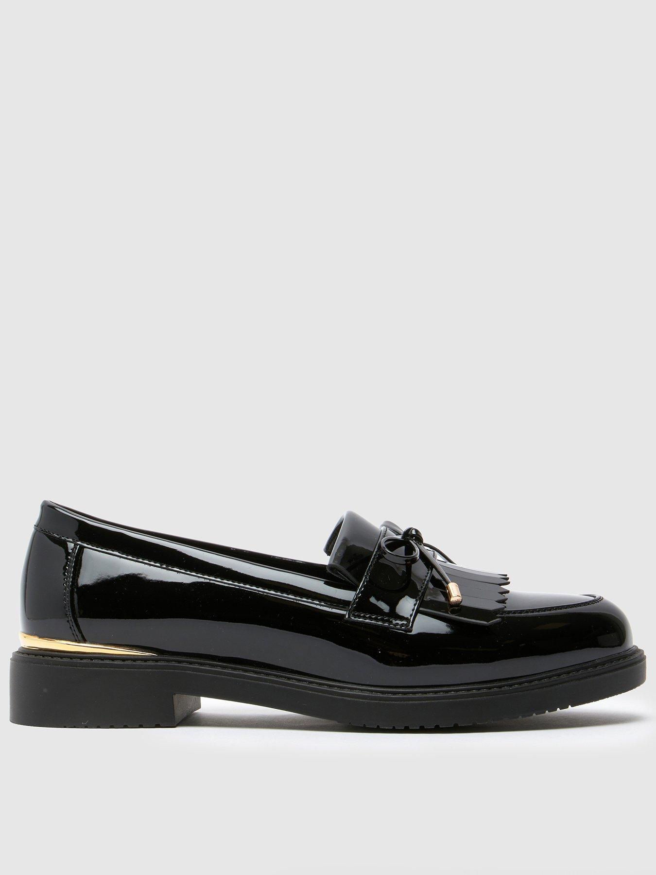 undefined Lillia Patent Hardware Loafer - Black