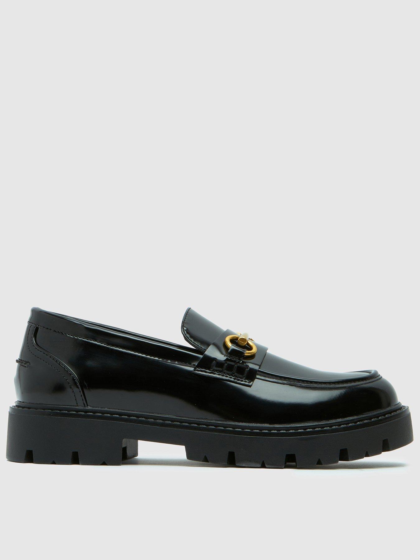 undefined Wide Fit Lex Snaffle Loafer - Black