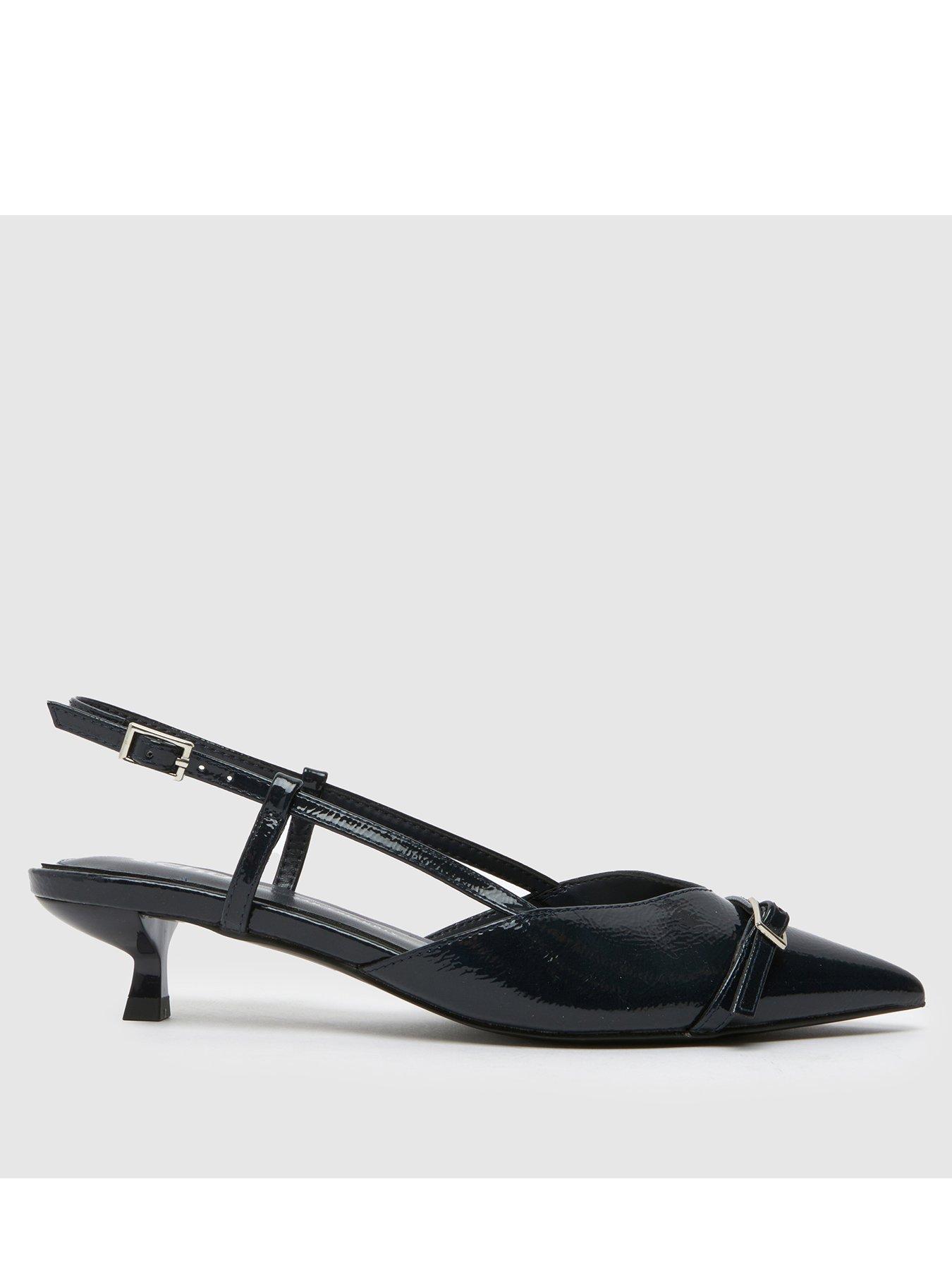 Schuh Sybill Kitten Heel - Navy