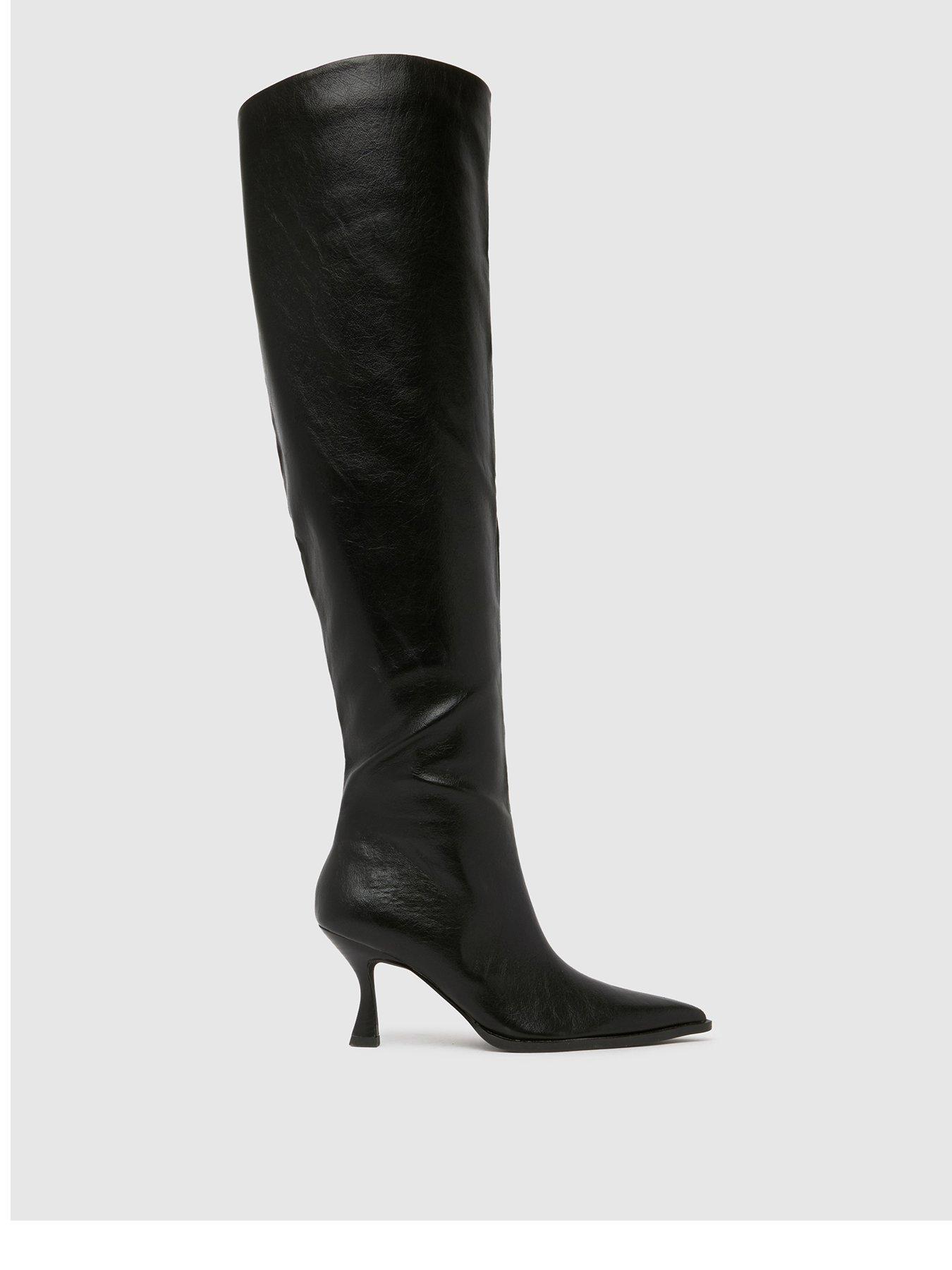 Schuh Diamond Over The Knee Boot - Black