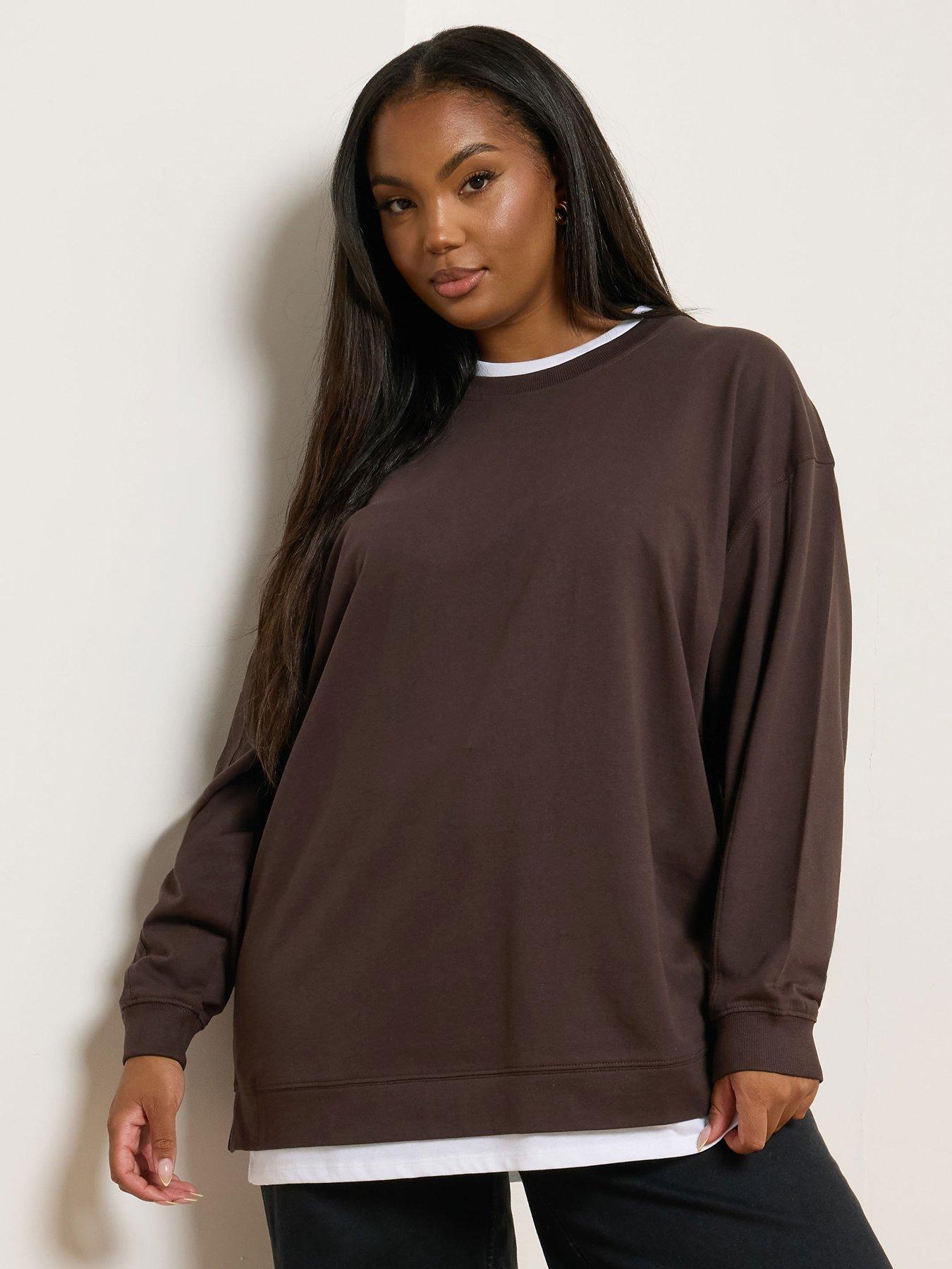 undefined Curve 2 In 1 Jumper - Brown
