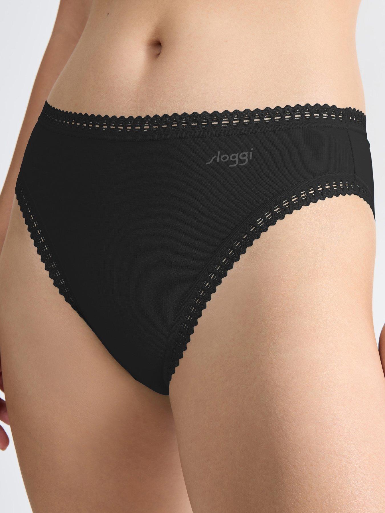 Sloggi: Basic Maxi 6-Pack- Black/Navy/Lilac - Multi