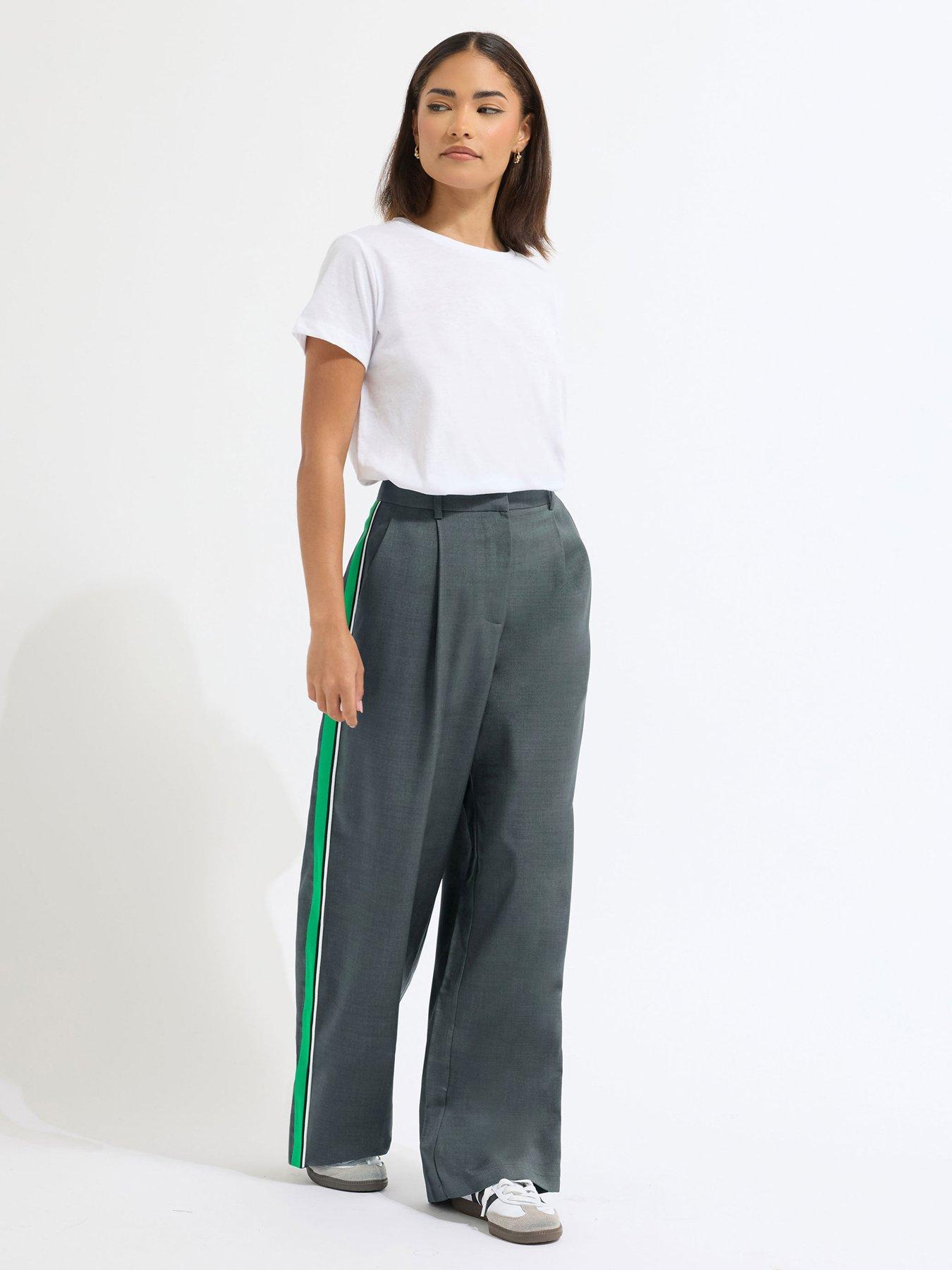 pixiegirl-petite-side-stripe-wide-leg-trouser-grey