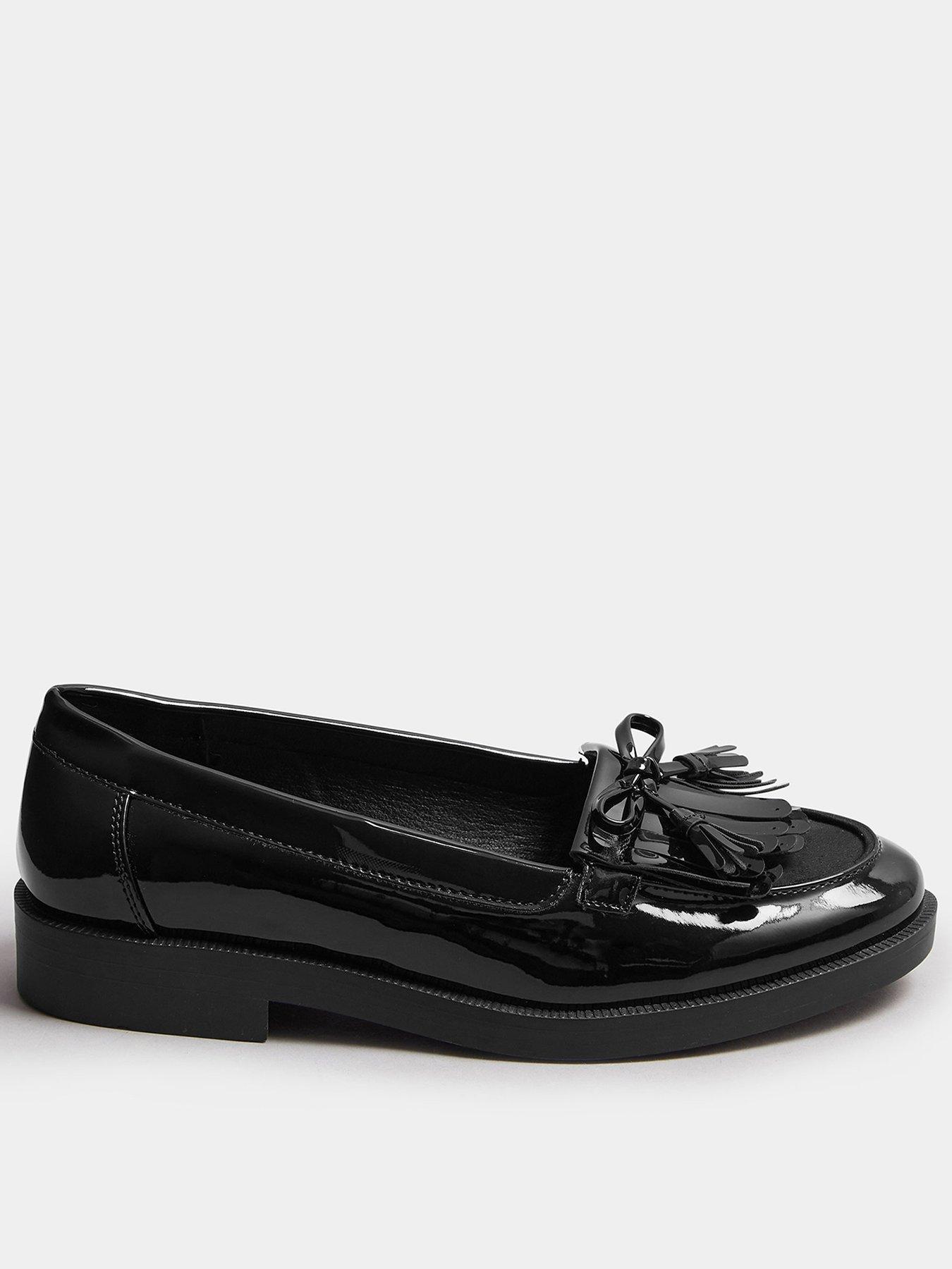undefined Wide Fit Tassel Patent Loafer