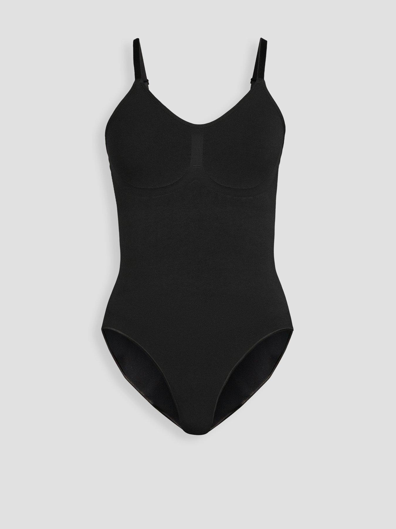 Image 6 of 6 of The Very Collection Shape Enhancing Seamless Bodysuit- Strong Control - Black