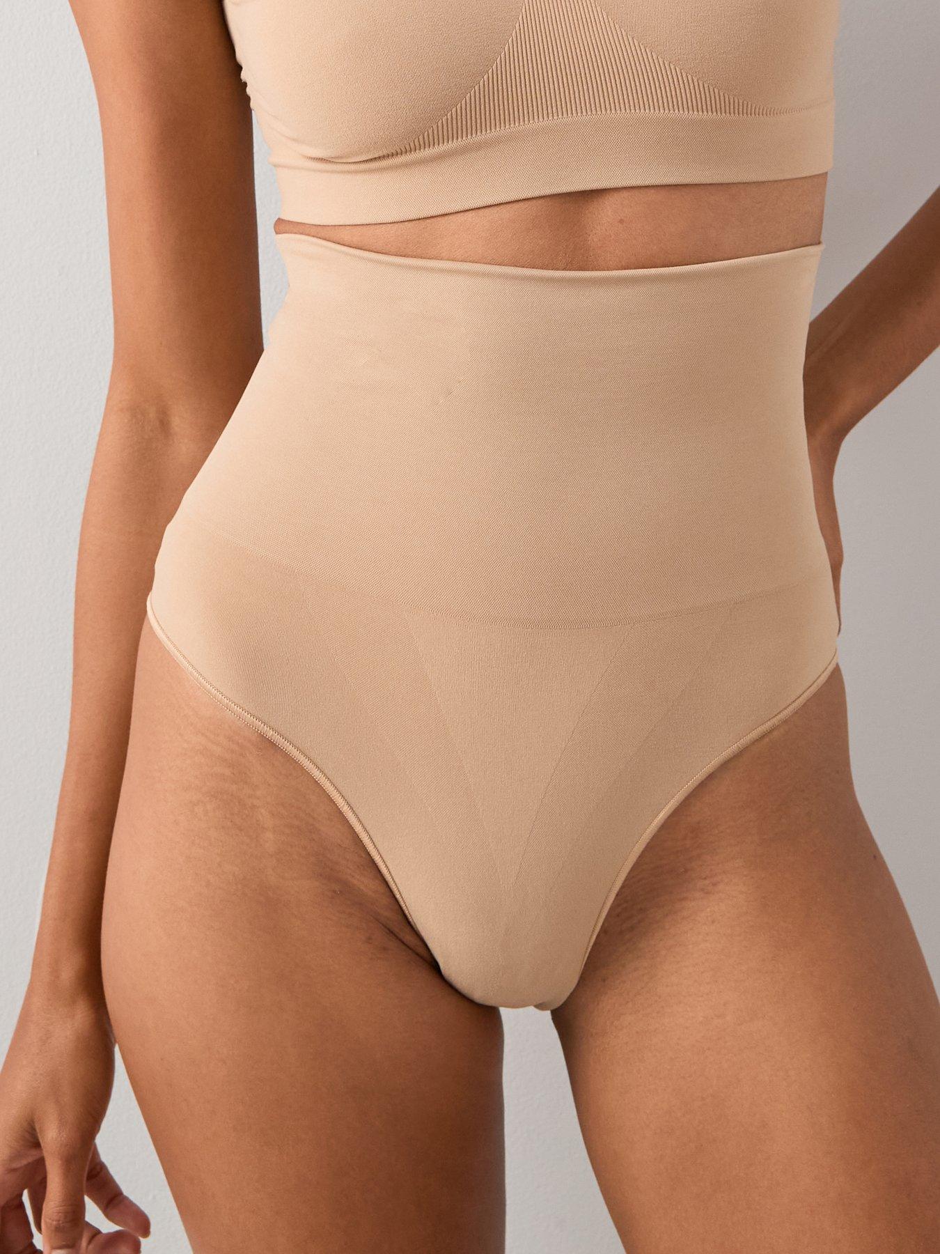 The Very Collection Shape Enhancing Seamless High Waist Briefs - Strong Control - Beige