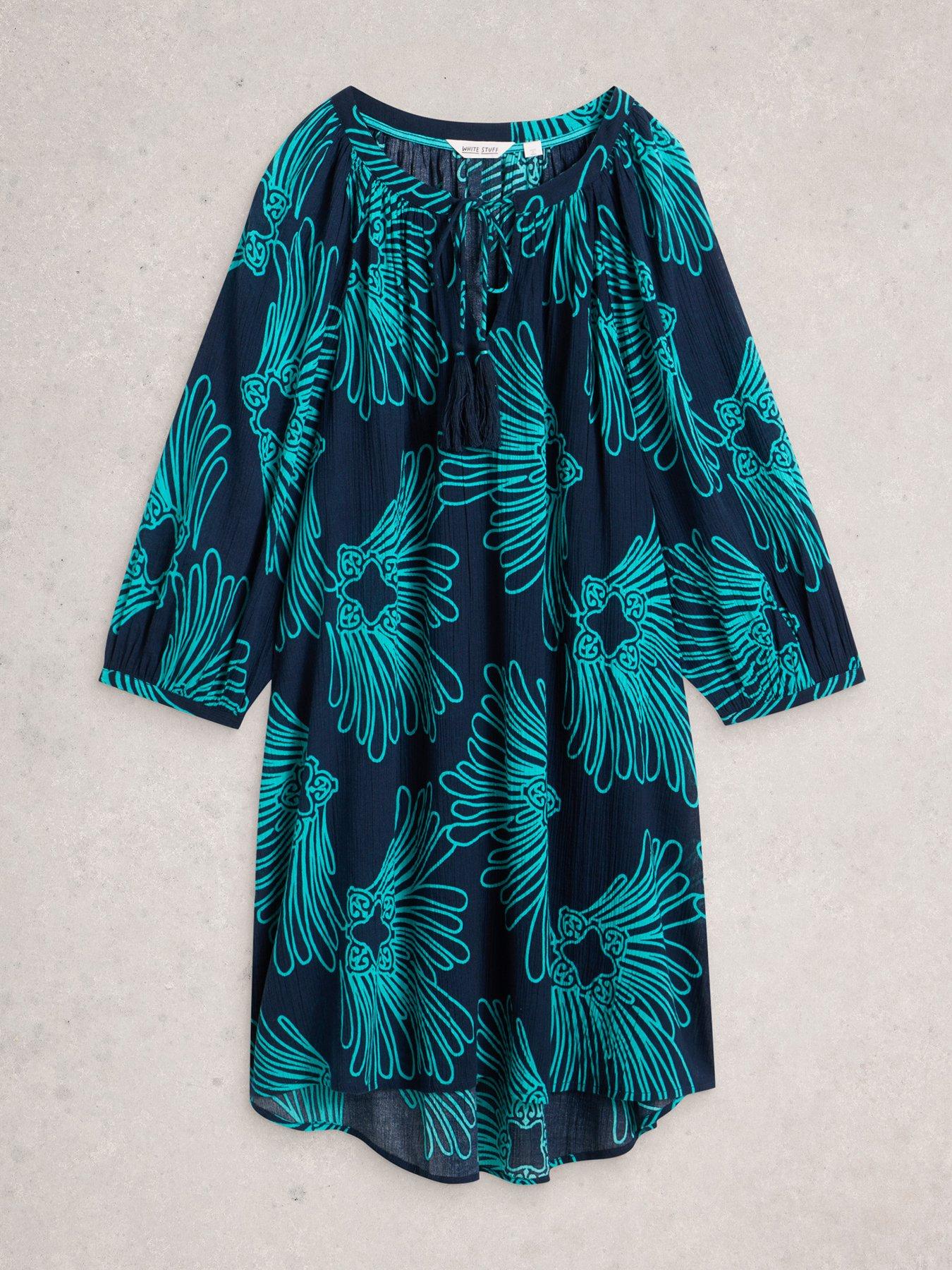 Image 5 of 6 of White Stuff Lottie Cover Up - Blue