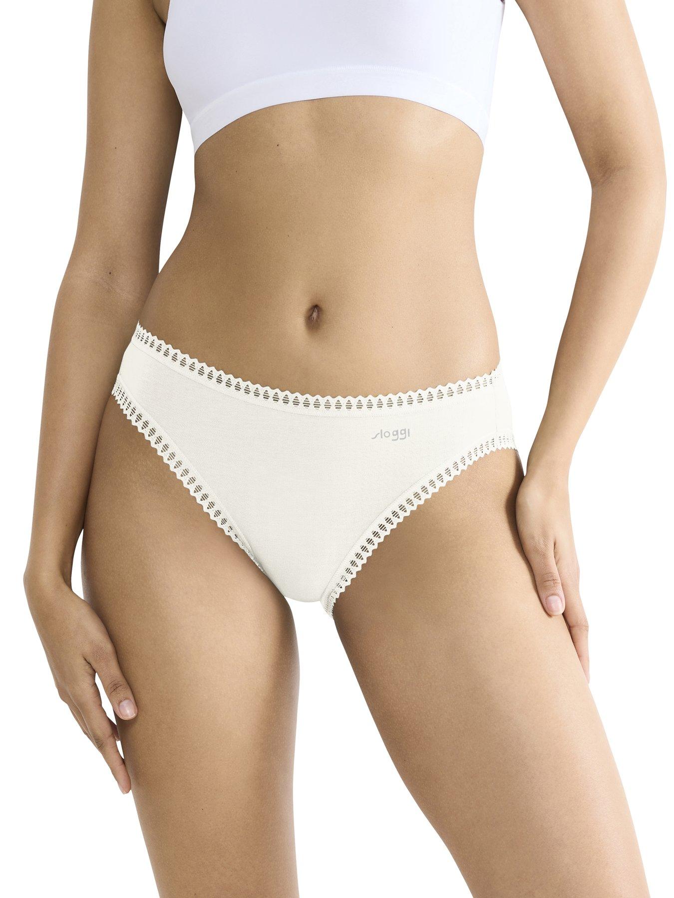 Image 1 of 5 of Sloggi Go Crush High Leg C3Pk - White