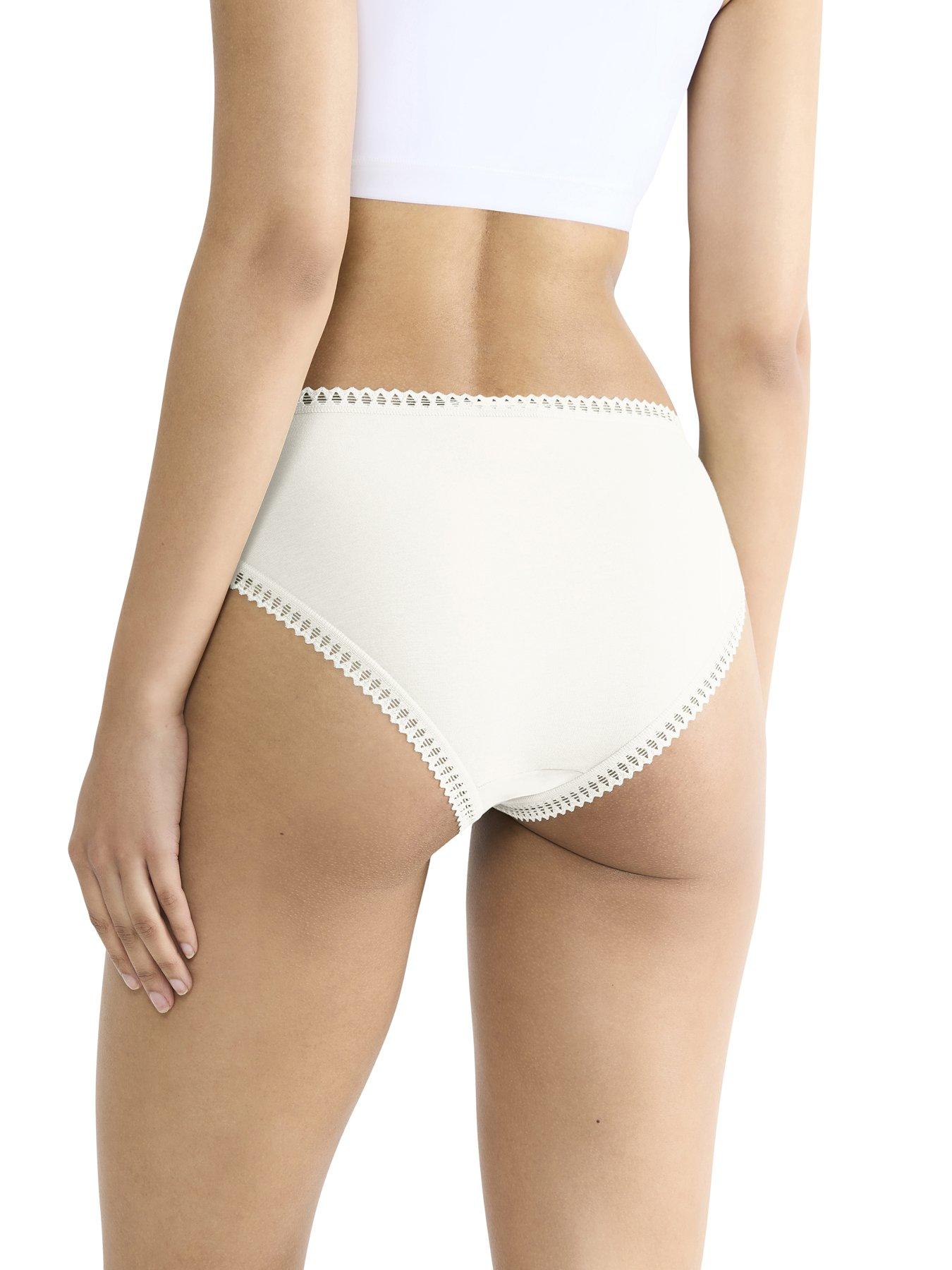 Image 2 of 5 of Sloggi Go Crush High Leg C3Pk - White