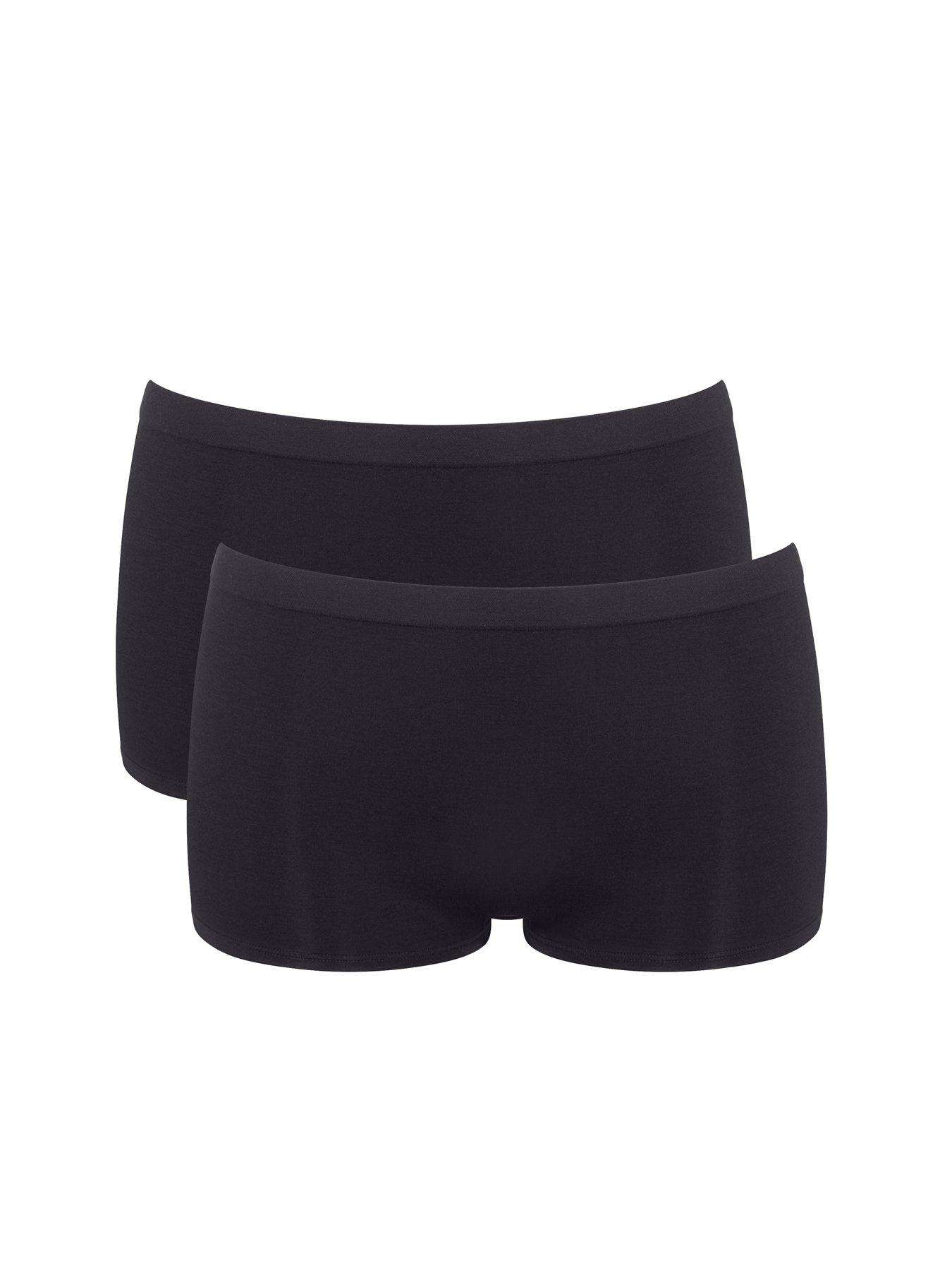Sloggi Go Sense Short 2Pk - Black