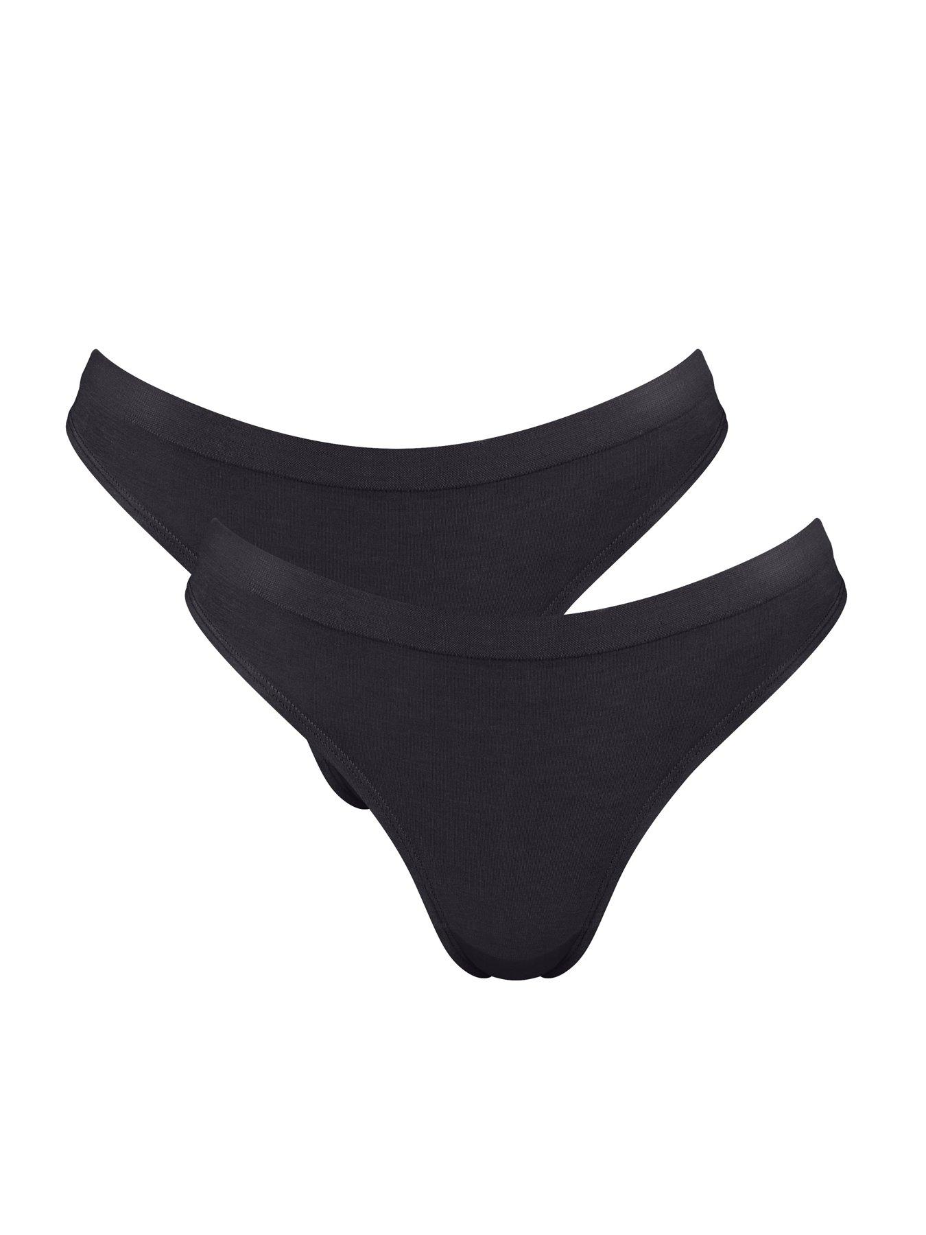 Sloggi: Go Sense Tanga 2Pk - Black