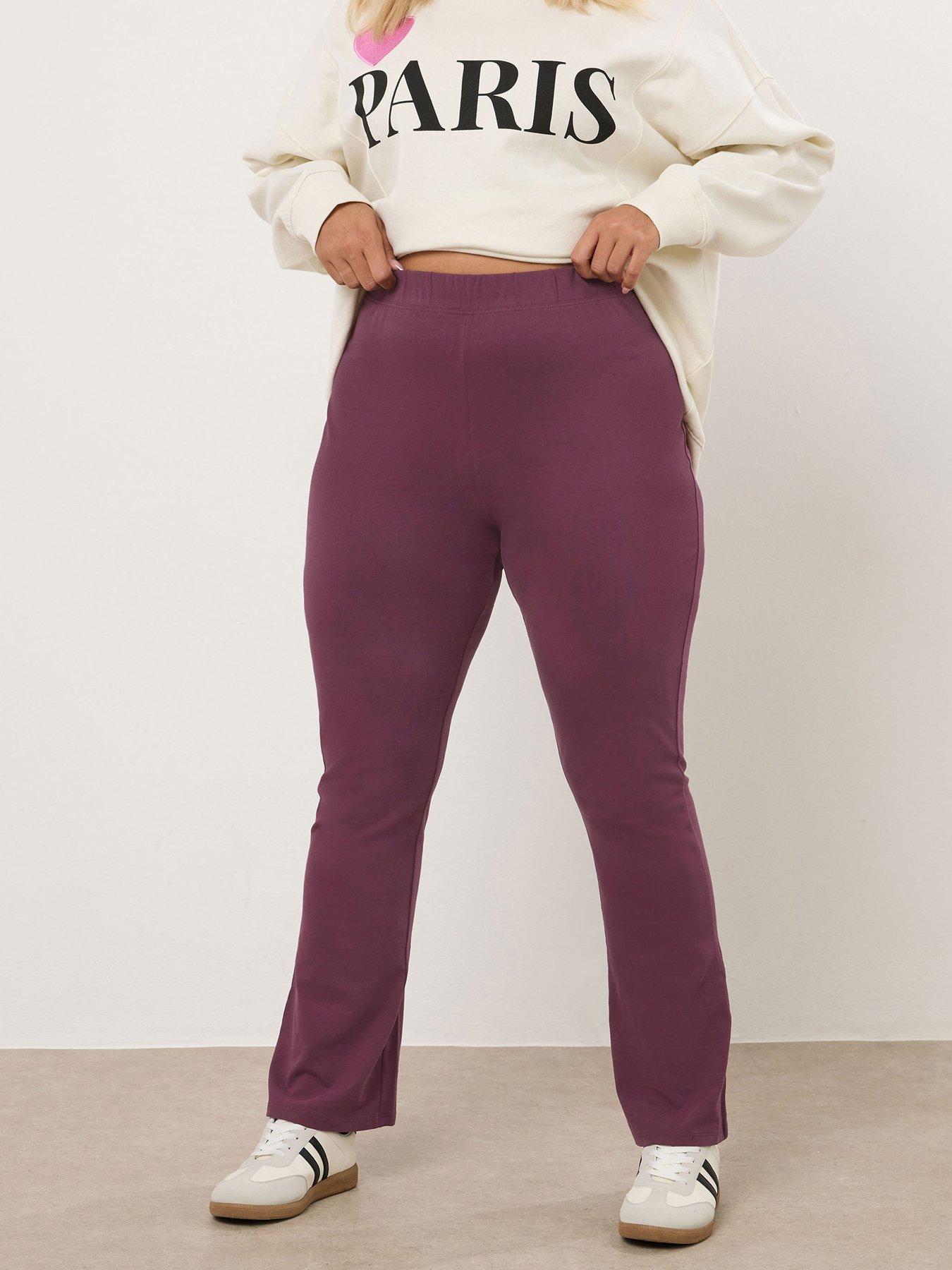 undefined Curve Flare Legging - Red