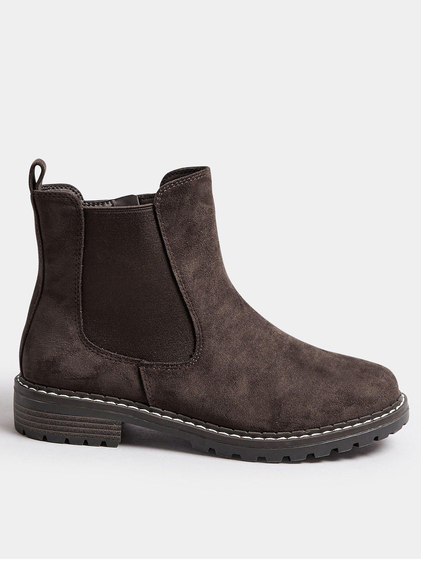 undefined Wide Fit Casual Chelsea Boot - Brown