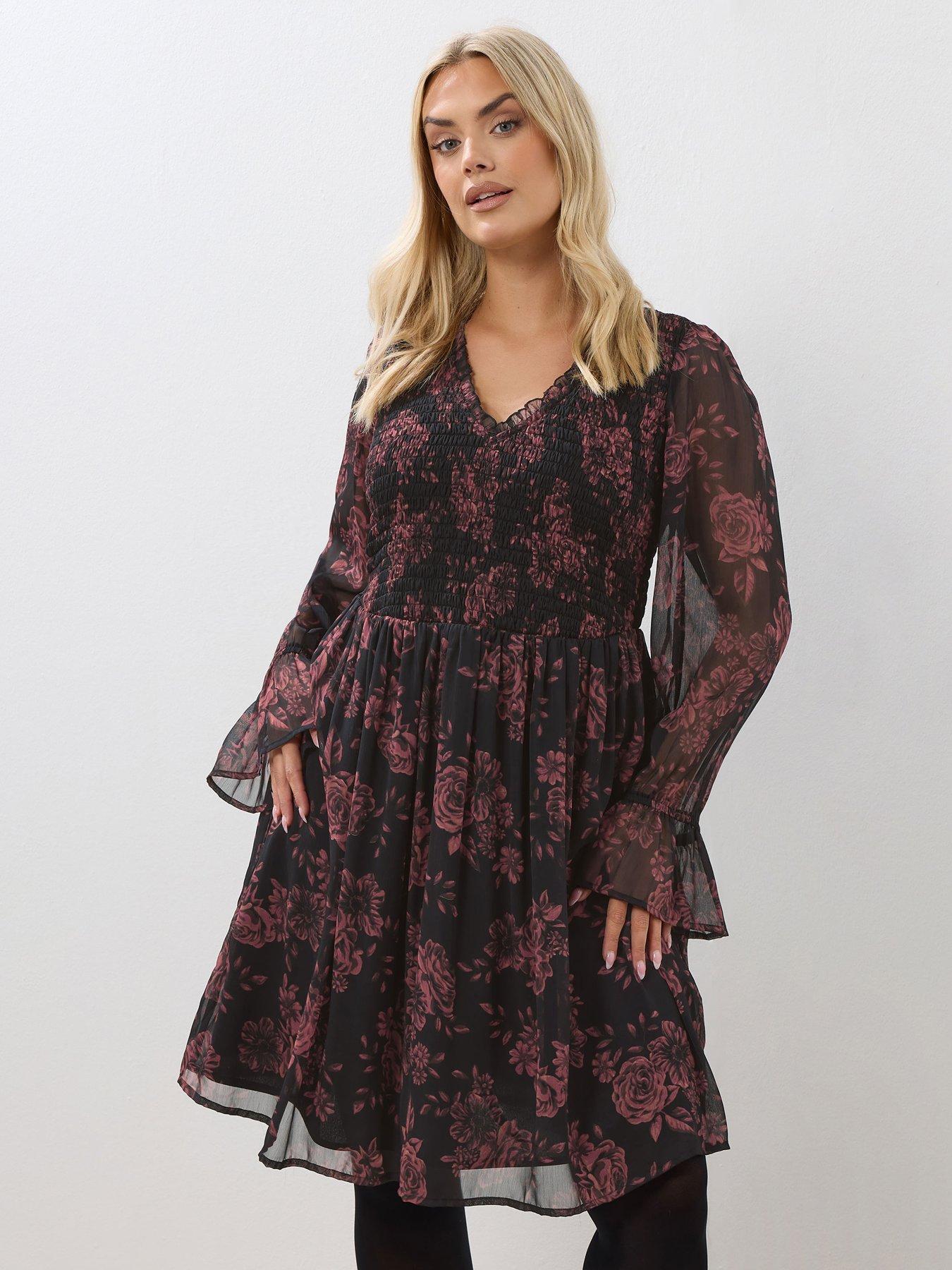 undefined Curve Shirred Mini Dress