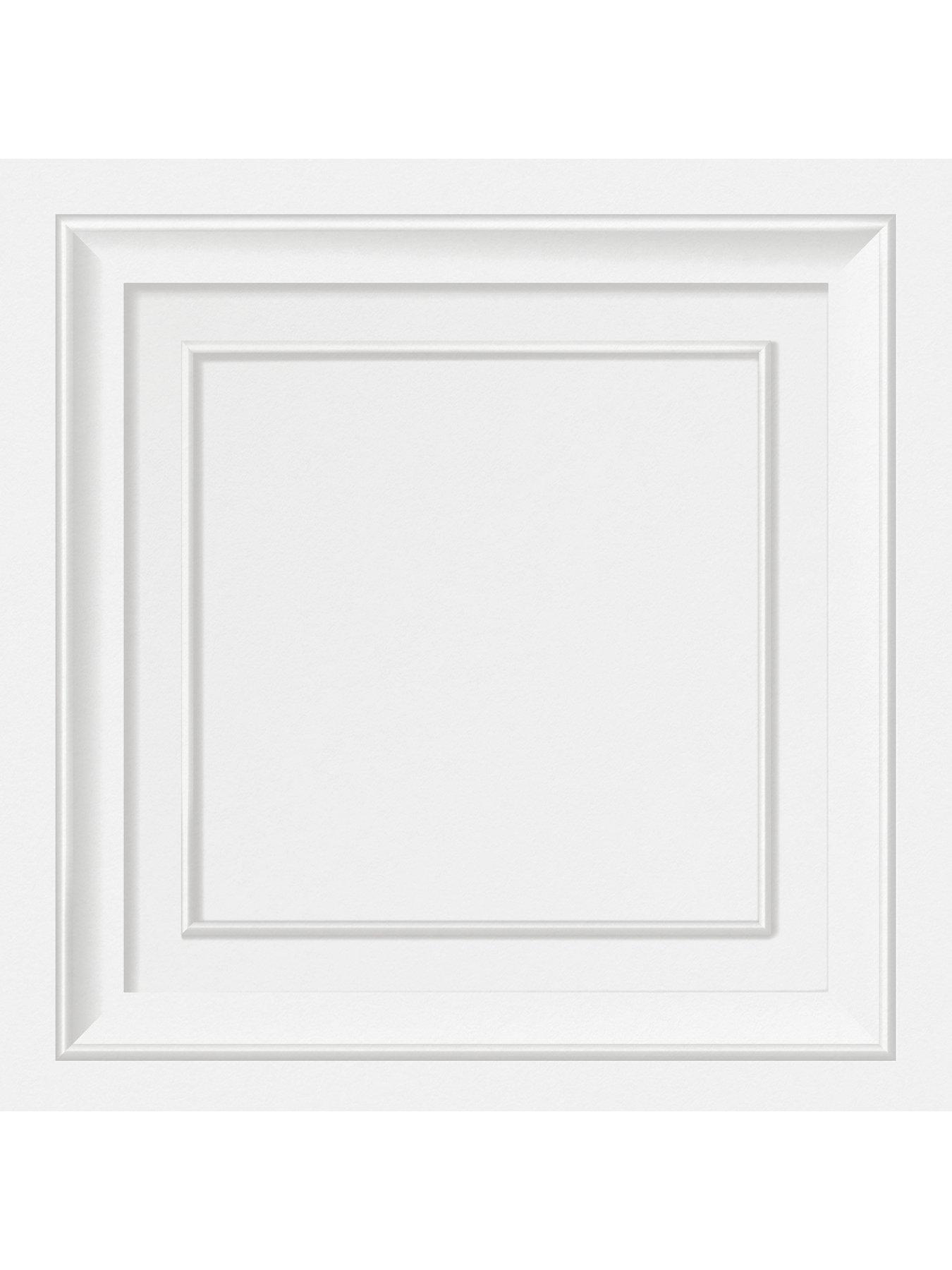 Image 3 of 4 of Fine Decor Decorative Panel Wallpaper - White