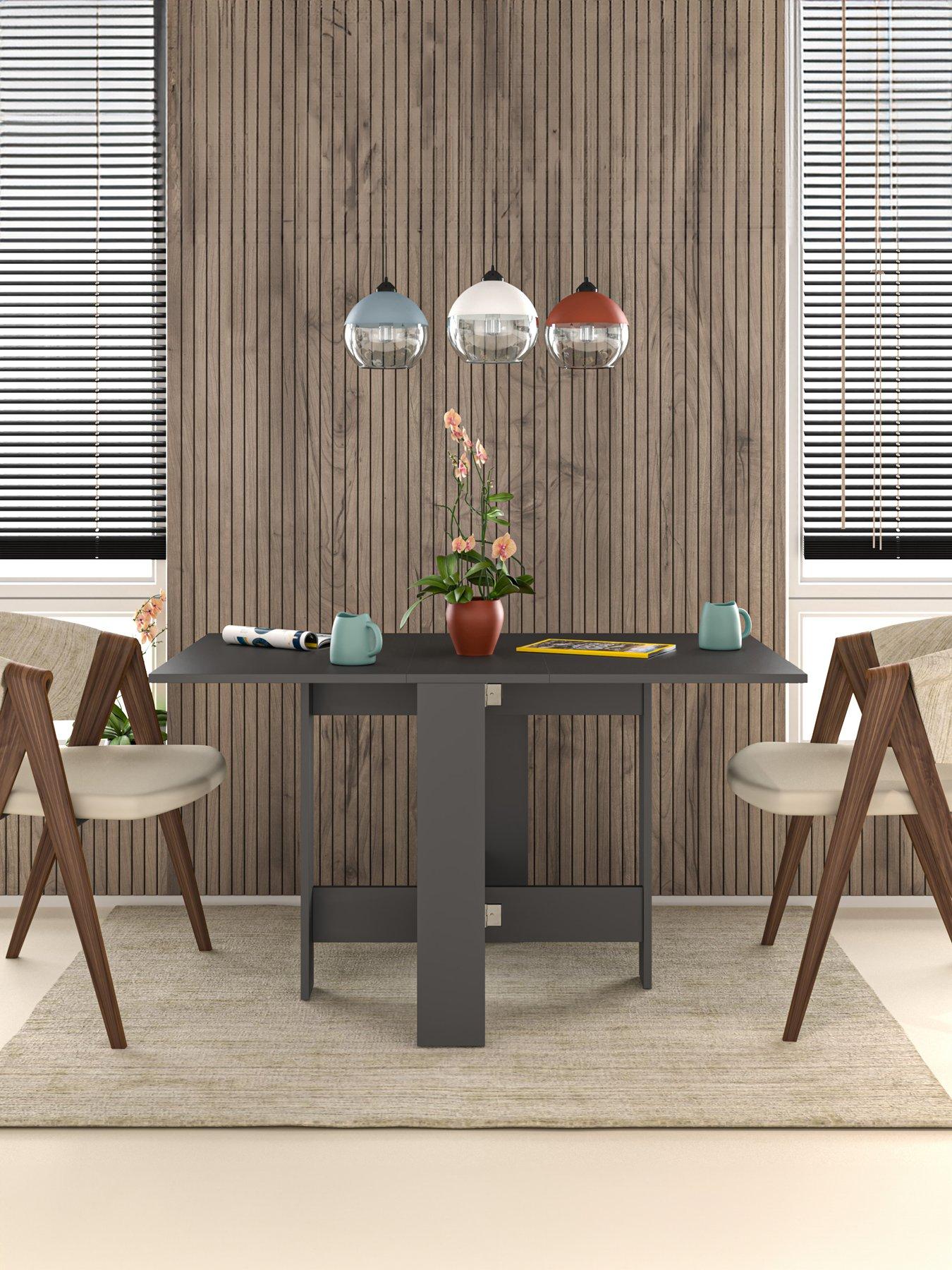 undefined Artemio Dining Table - Anthracite