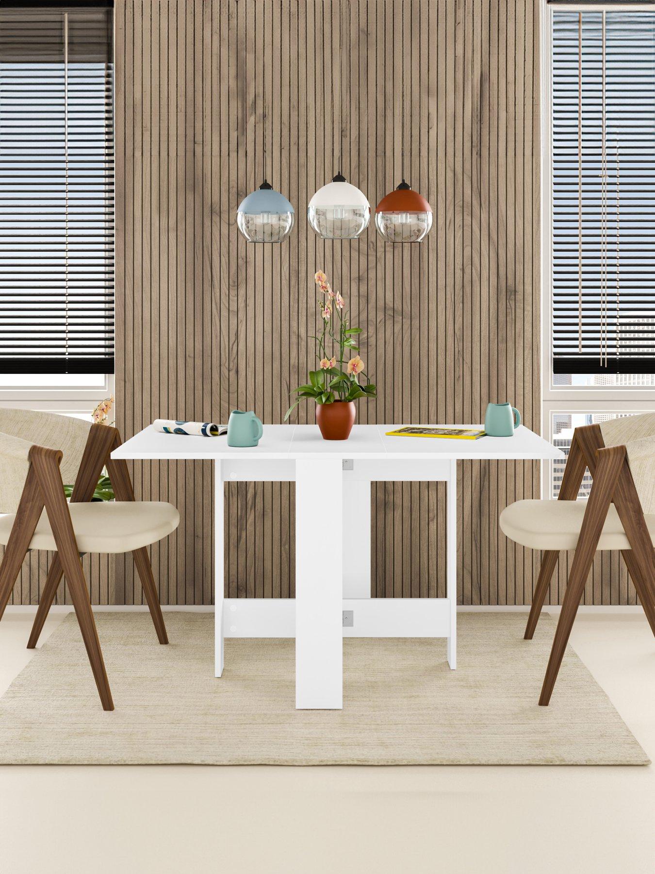undefined Artemio Dining Table - White