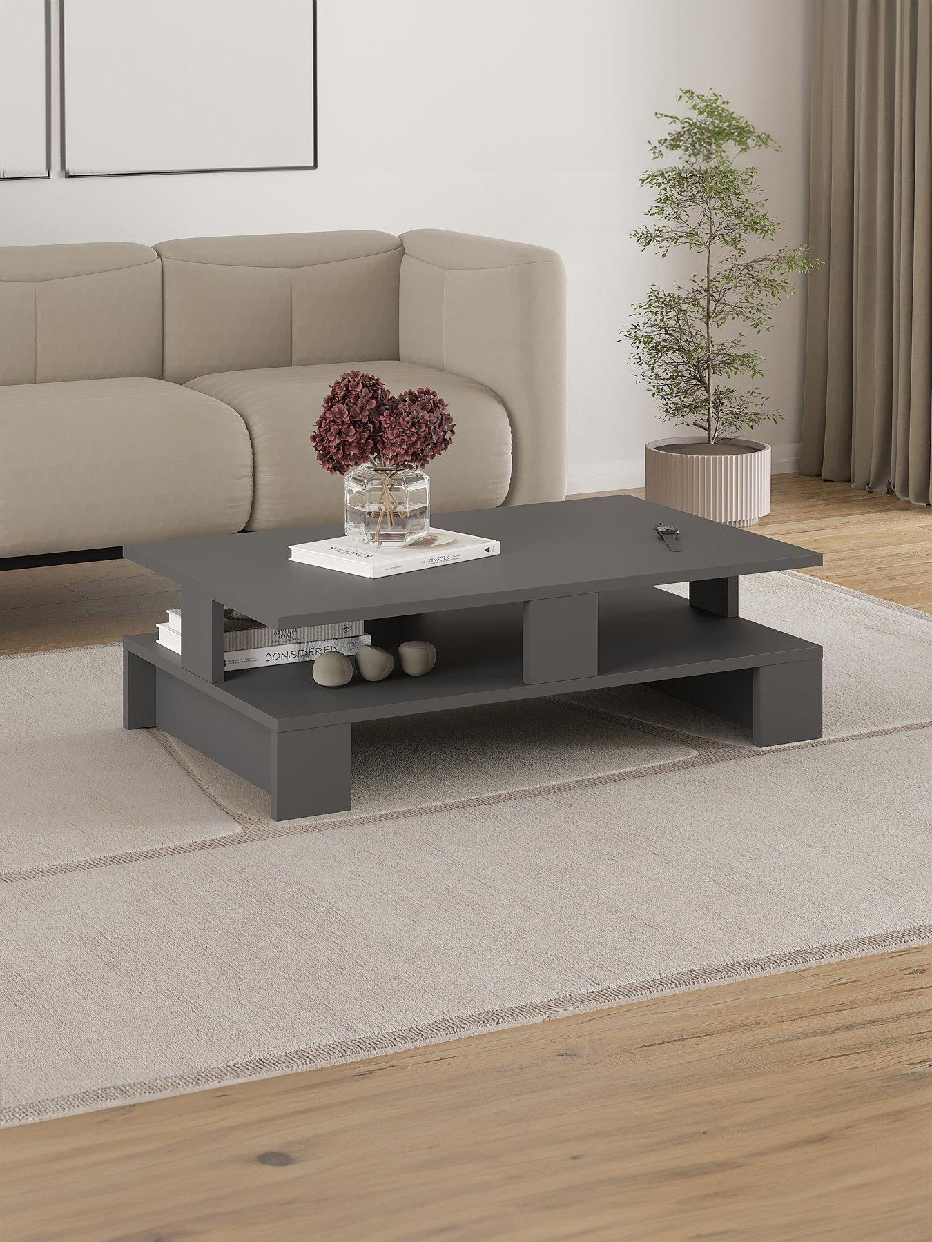undefined Mansu Coffee Table - White
