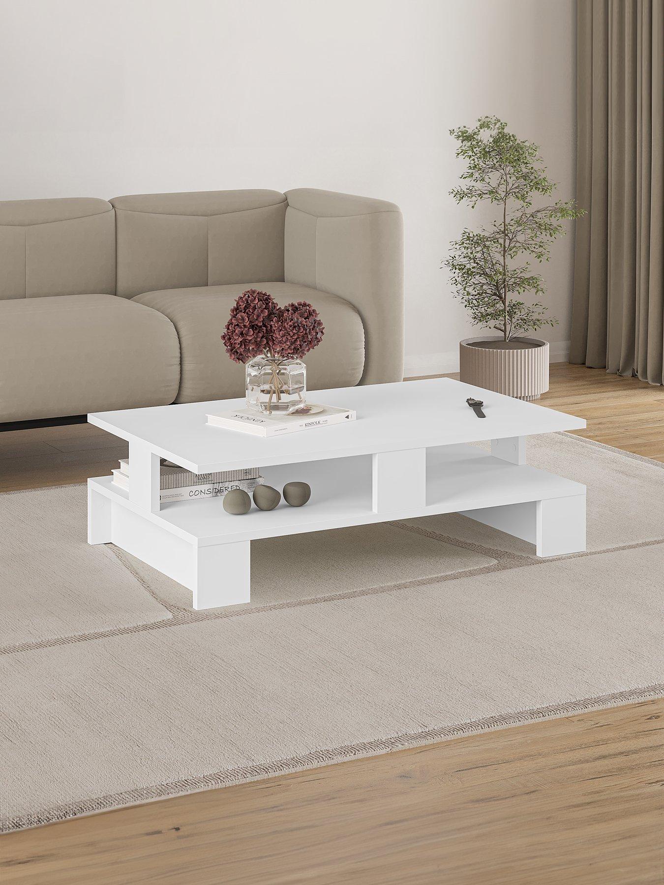undefined Mansu Coffee Table - White