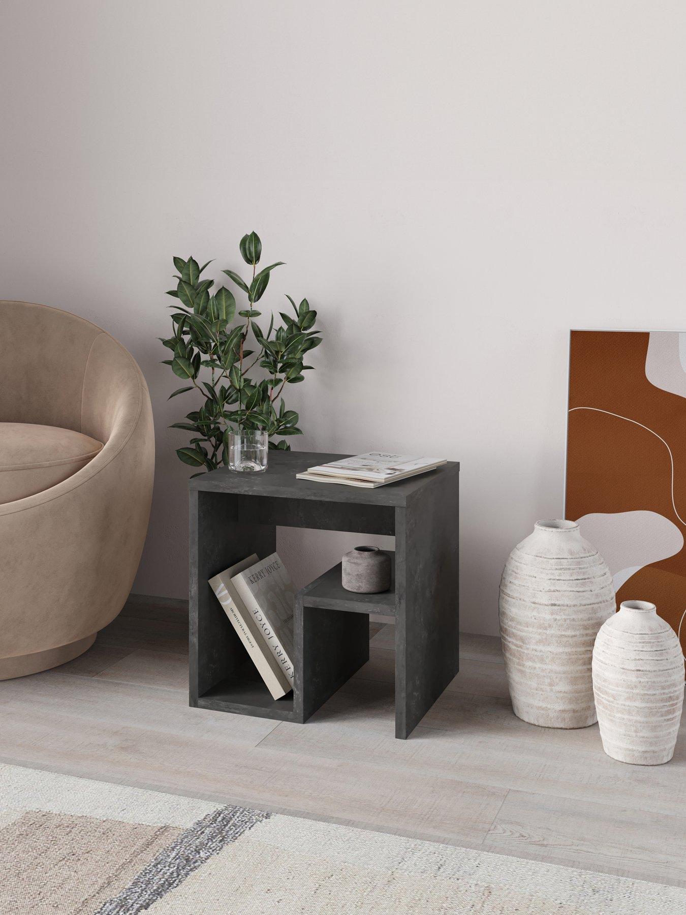 undefined Bon Side Table - Grey